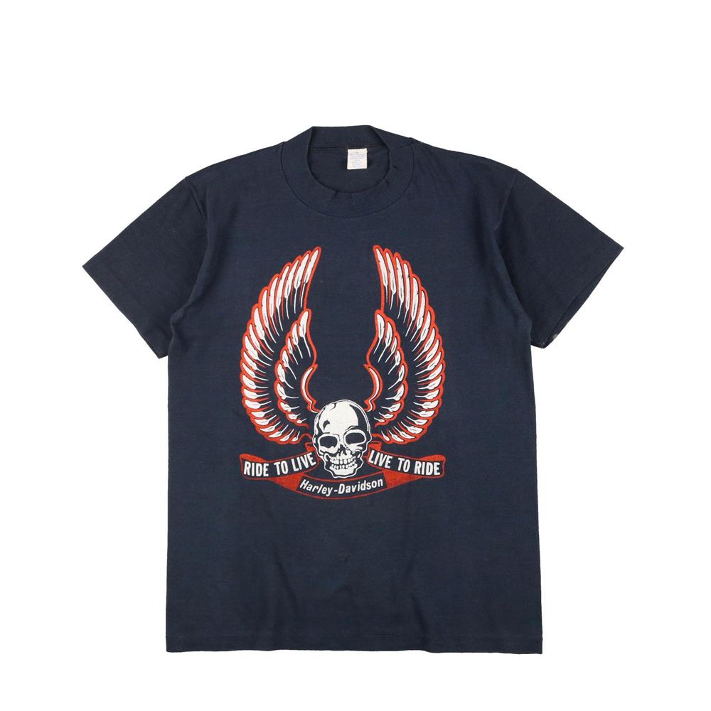 Harley-Davidson skull wing t-shirt - Tシャツ/カットソー(半袖/袖なし)