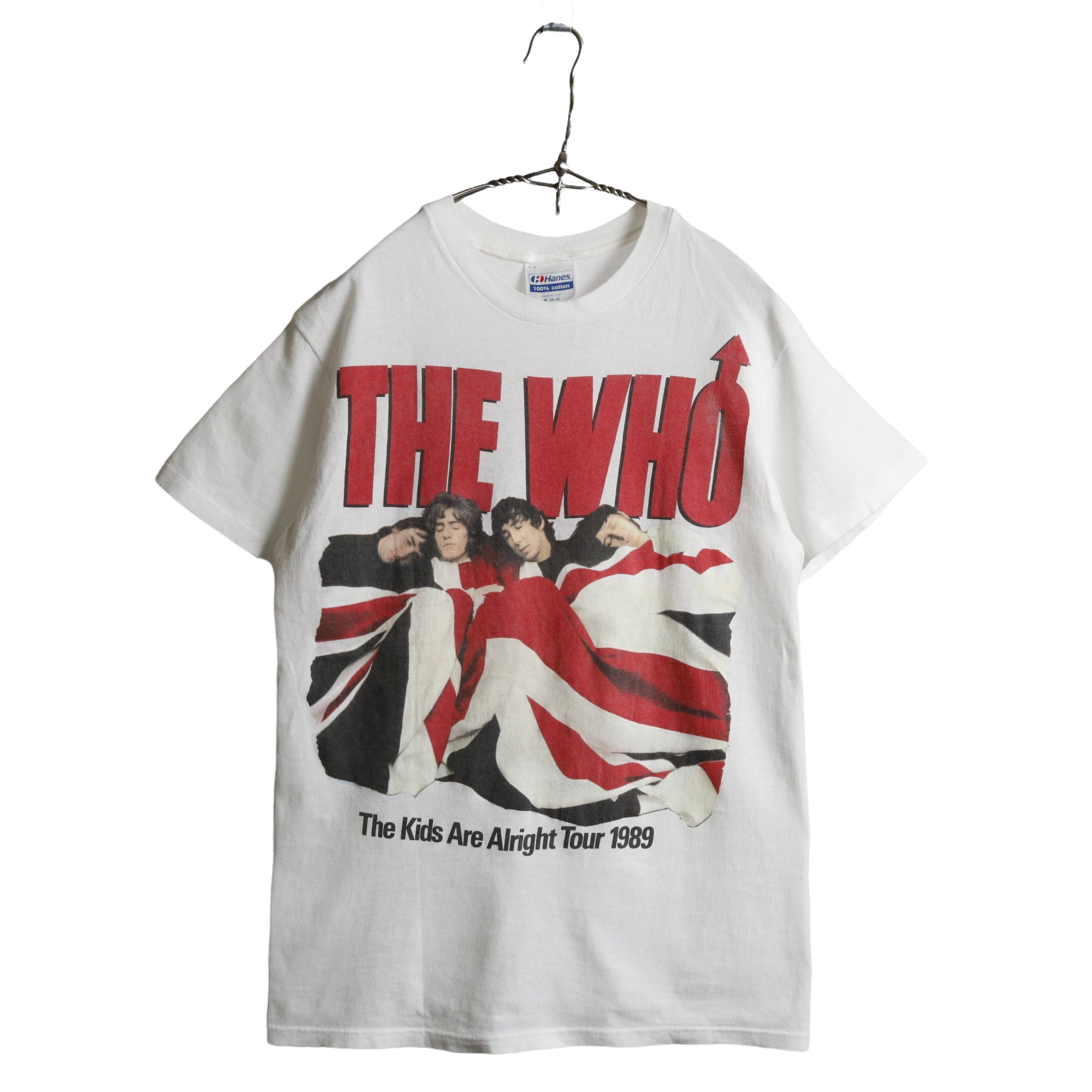 ACORN VINTAGE CLOTHING ONLINE | ヴィンテージ古着屋の通販 / 80s ヴィンテージ THE WHO ザ・フー バンド Tシャツ バンT 白 ホワイト HANES M