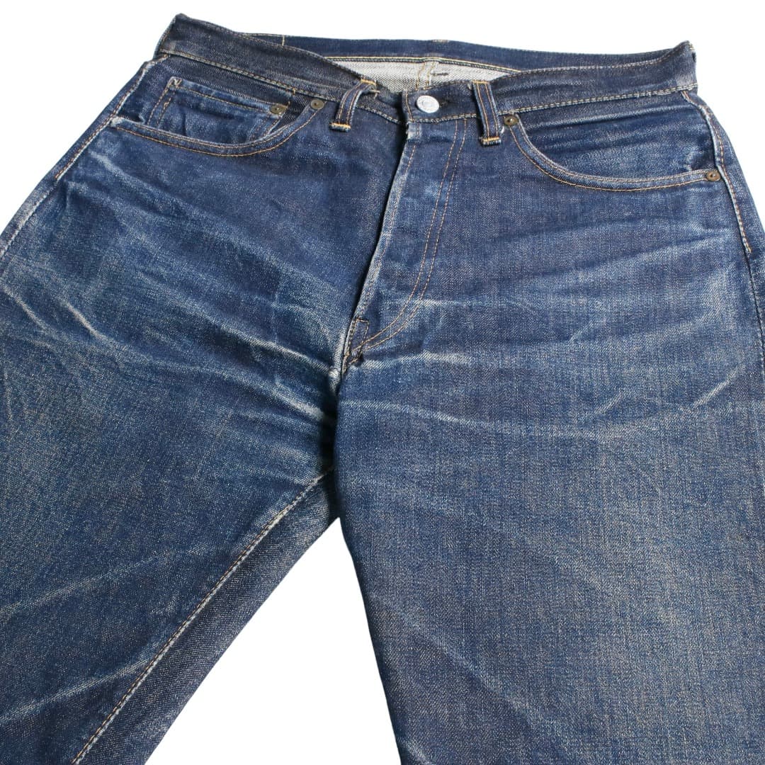 50s Levis リーバイス 501XX デニムジーンズ 両面タブ 鬼ヒゲ ハチノス