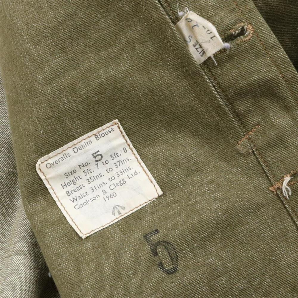ヴィンテージ古着の通販 | ACORN BuySell Vintage 古着屋 / 60s イギリス軍 グリーンデニム ジャケット 5
