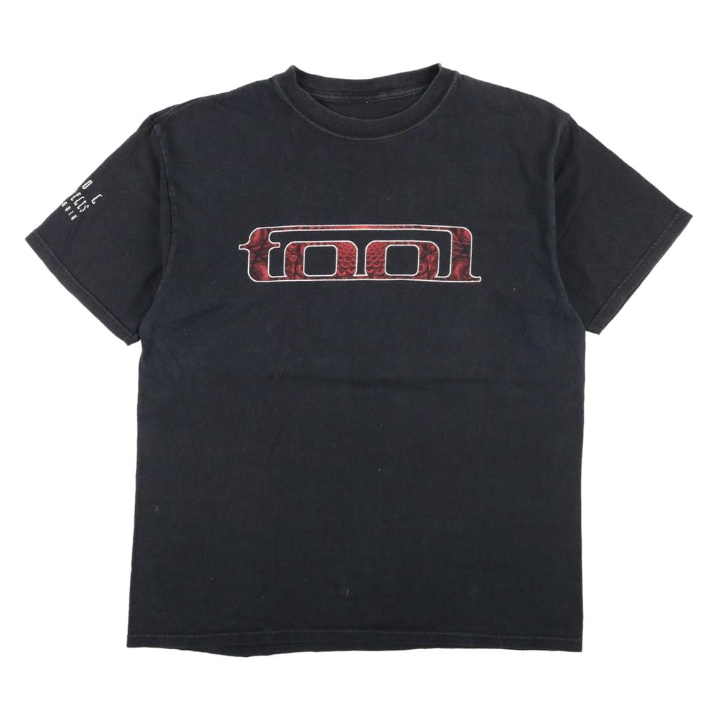 90s ヴィンテージ TOOL トゥール ツール バンドTシャツ ミュージック ロック 両面 袖プリント L程