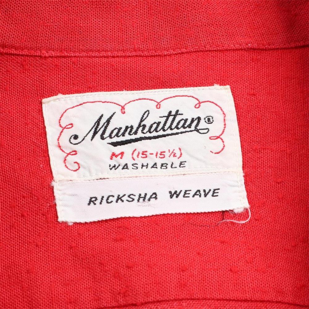 【入手困難】50年代 Manhattan Vintage レーヨンシャツ