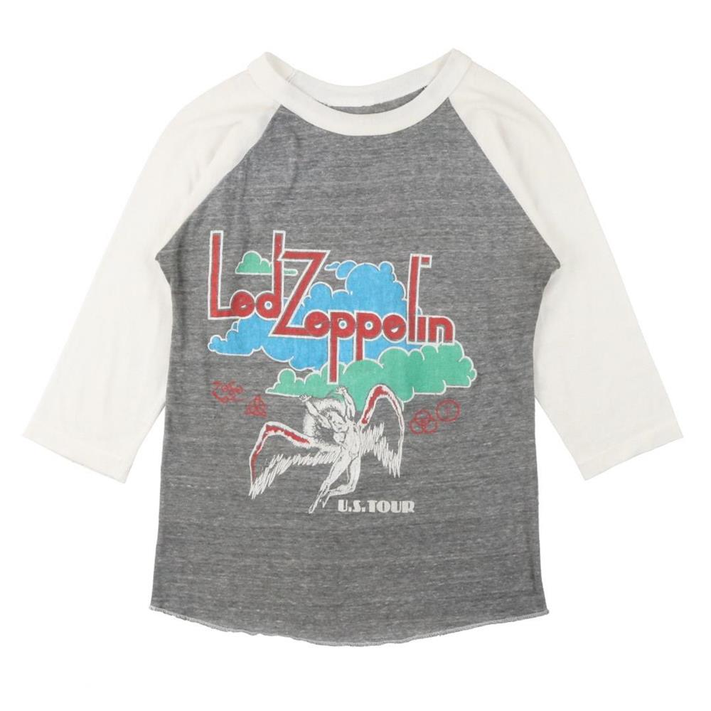 復刻 Led Zeppelin レッドツェッペリン Hanes Tシャツ S