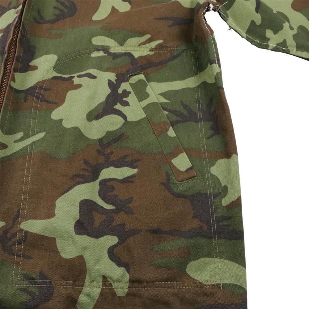 60s ヴィンテージ スーベニアジャケット 迷彩 コットン US MARINES 沖縄 刺繍 L程