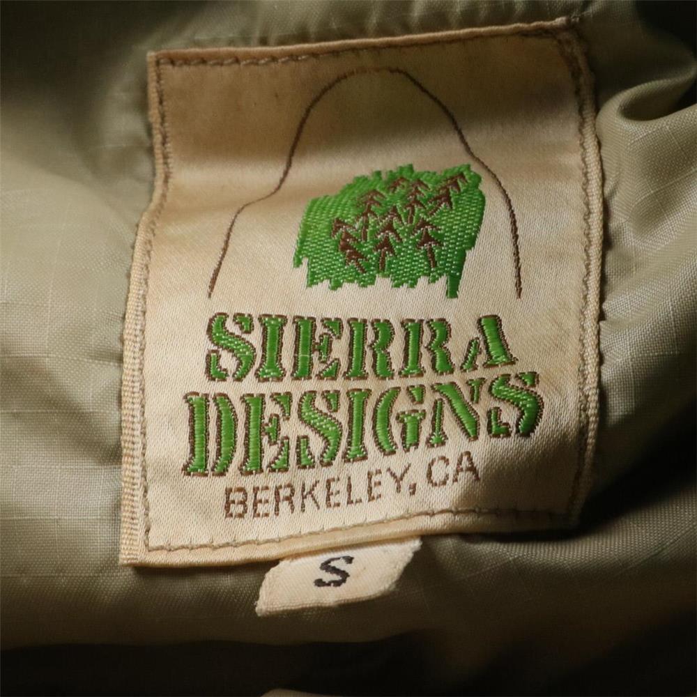 70s ヴィンテージ Sierra Design シエラデザイン 7本木 7本杉 ダウンベスト 緑 グリーン S