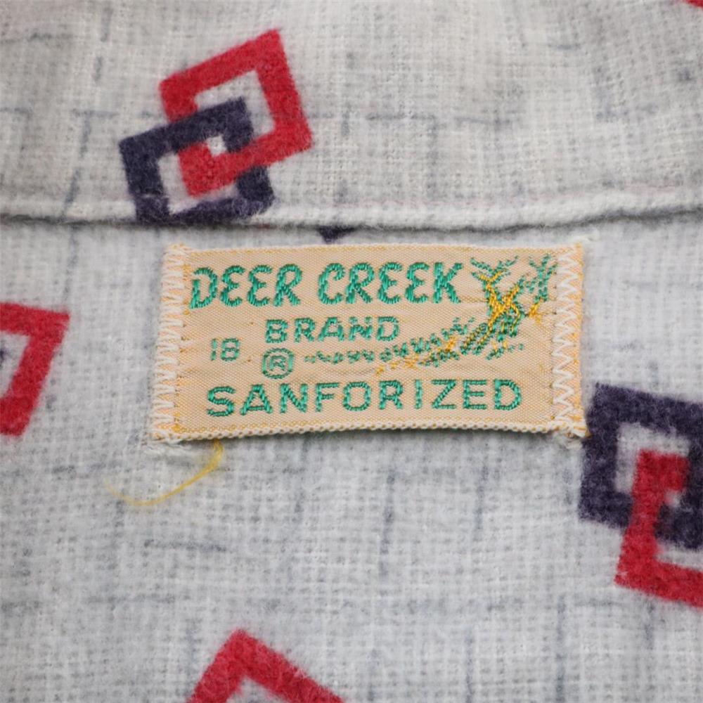 DEER CREEK ディアクリーク 総柄シャツ 40s ヴィンテージ 古着 - シャツ