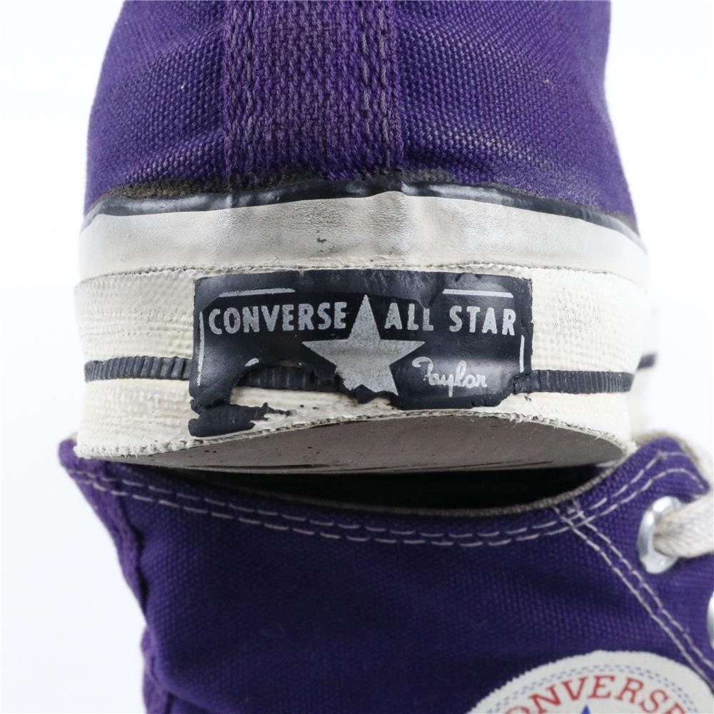 70s ヴィンテージ CONVERSE コンバース Chuck Taylor チャックテイラー スニーカー ハイカット パープル オールスター 11  1/2