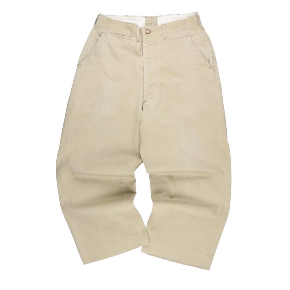 US ARMY 43KHAKI CHINO チノパン 軍パン ミリタリー40年代-