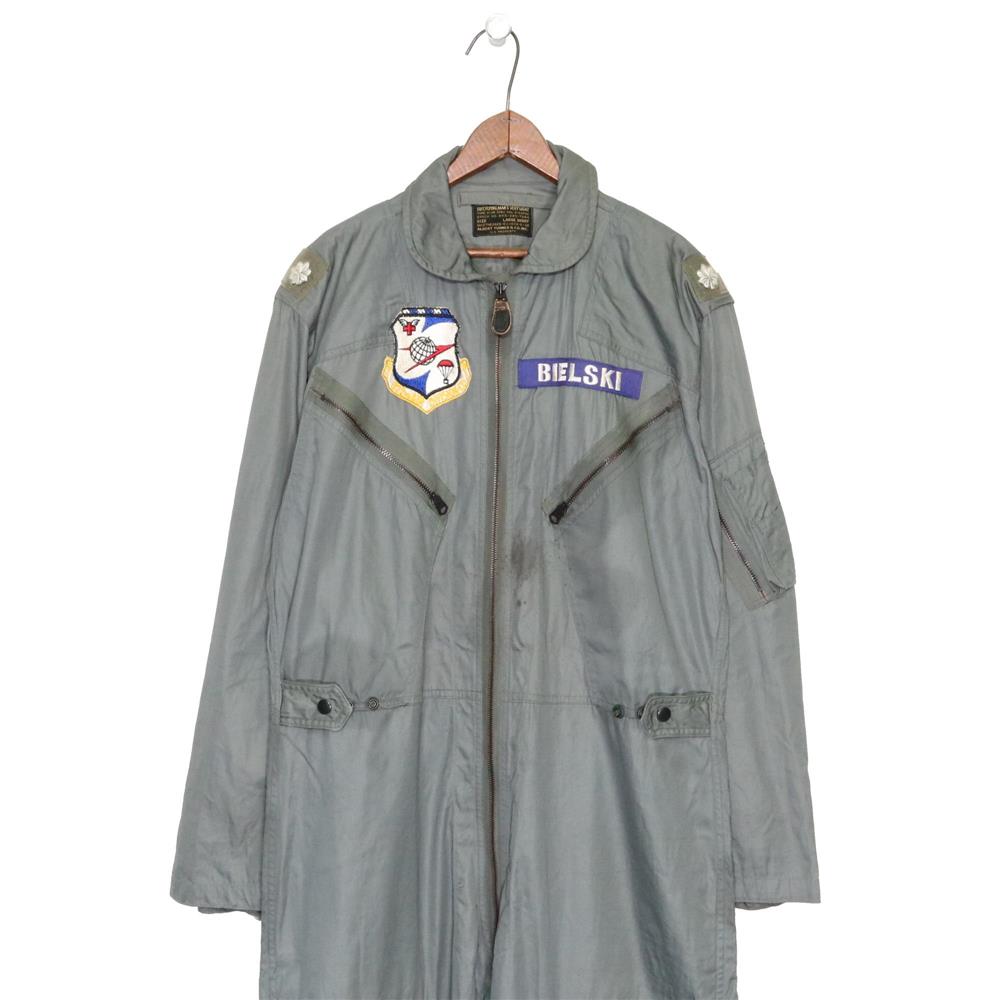 50s ヴィンテージ US.AIR FORCE USAF エアフォース K-2B フライトスーツ つなぎ オールインワン MIL-S-6265C L-S