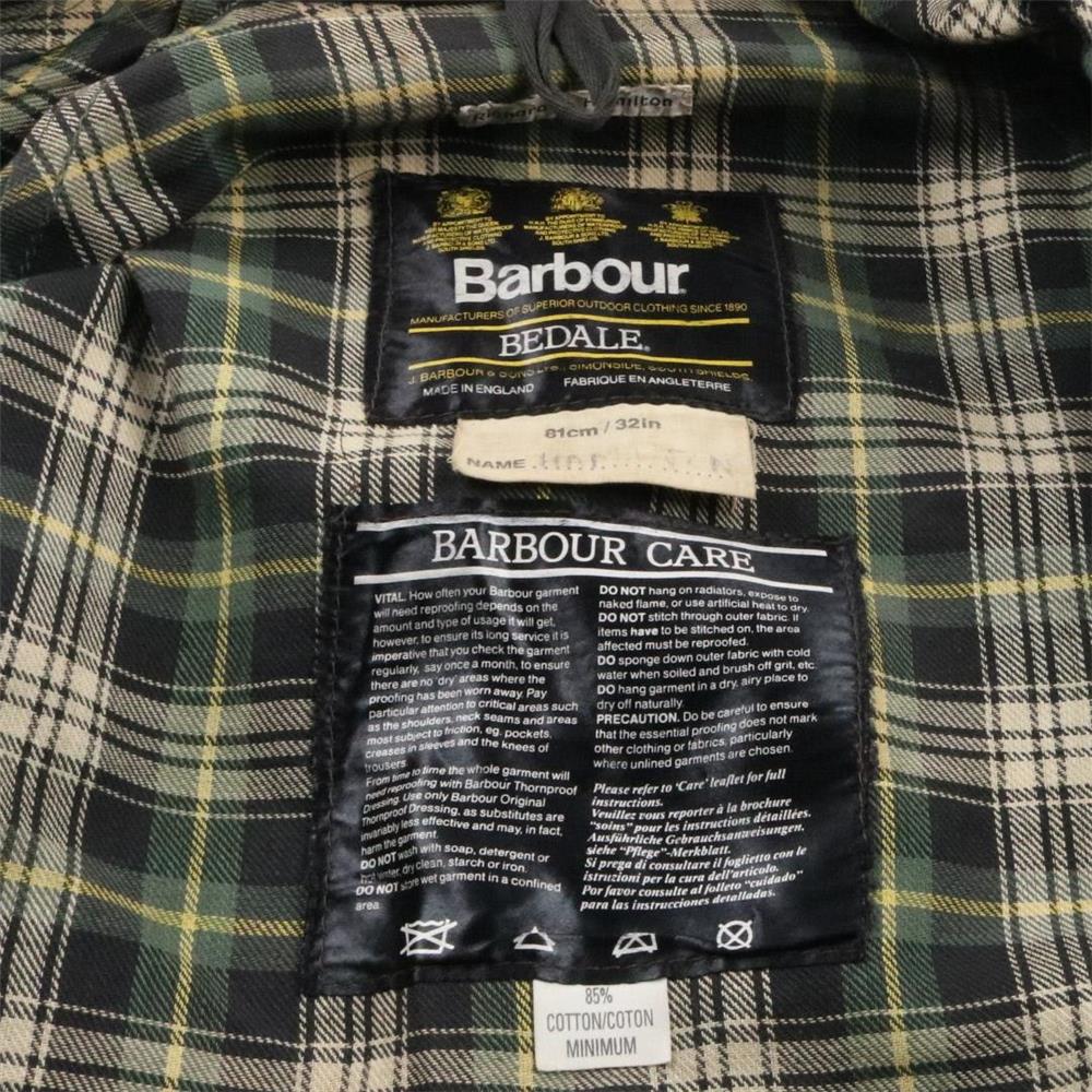 復刻モデル barbour BEDALE ビデイル ４つポケ オンラインストア販売店