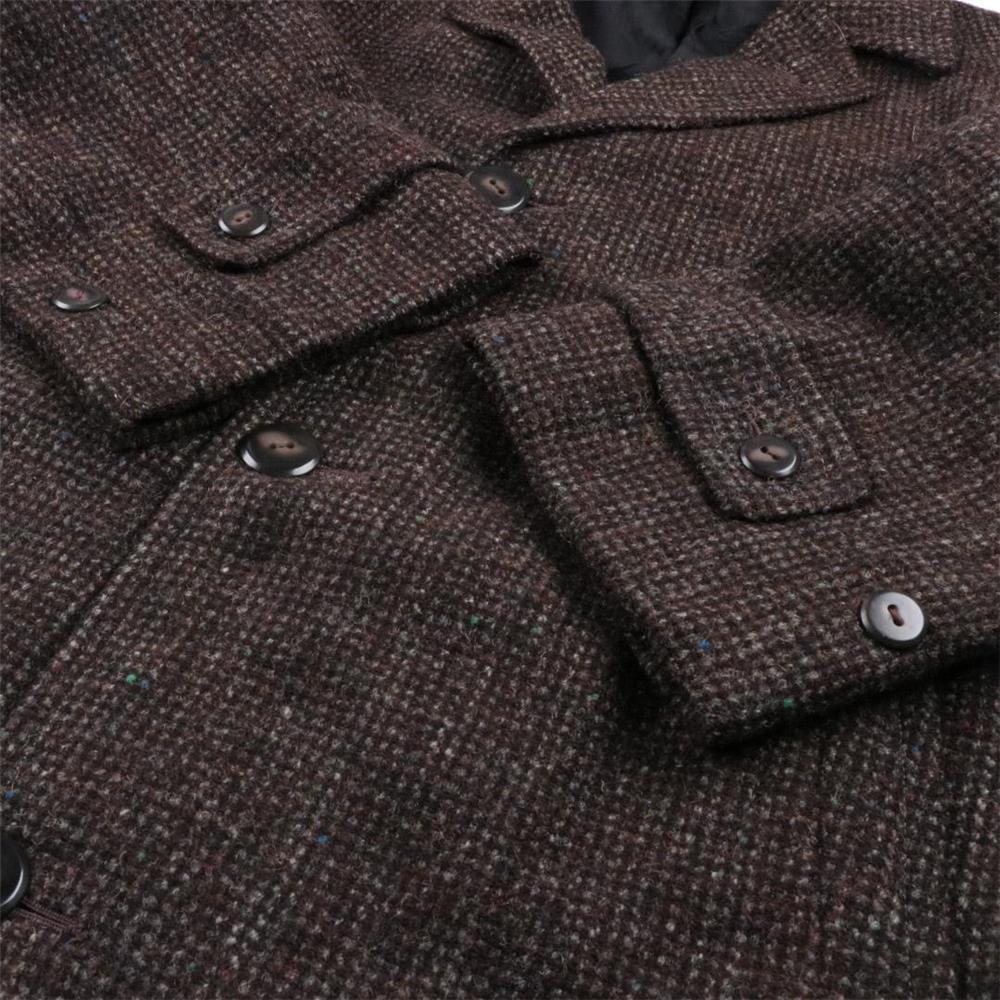 60s Harris Tweed ハリスツィード バルマカーンコート ウール ツィード