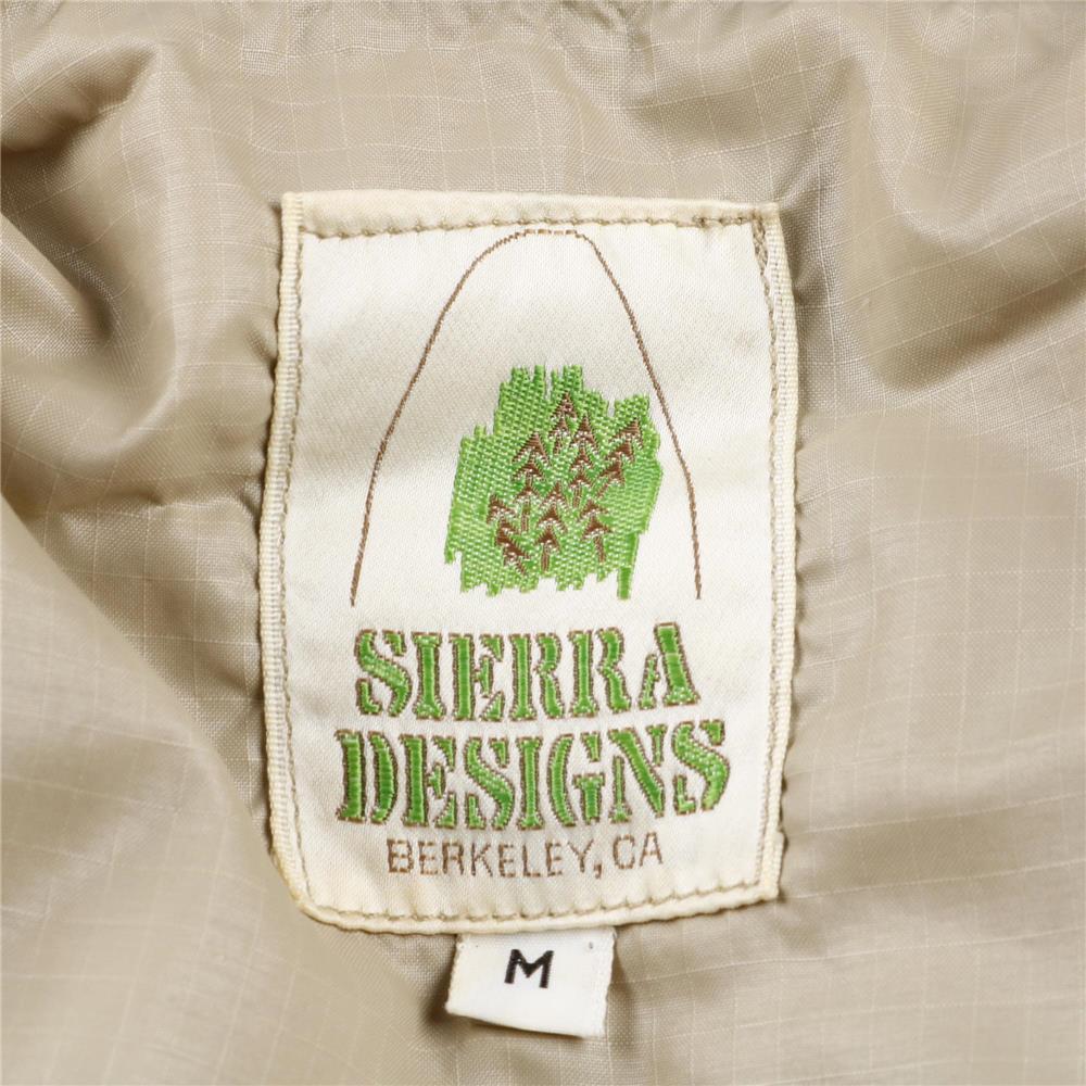 70s ヴィンテージ Sierra Designs シエラデザインズ ダウンベスト 7本木 無刻印ボタン 初期 紺 ネイビー M