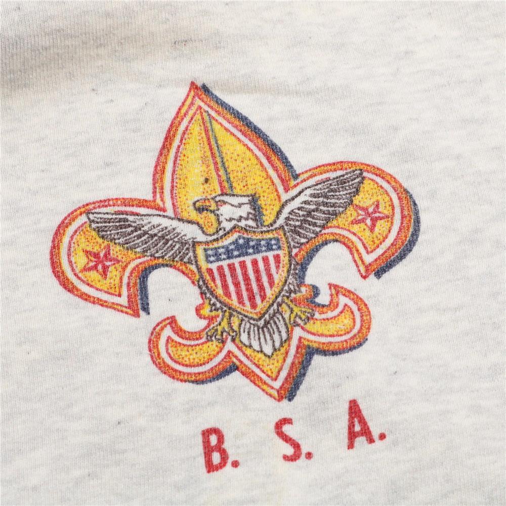 60s ヴィンテージ BSA Boy Scout of America スウェットパーカー ボーイスカウト プリント S程