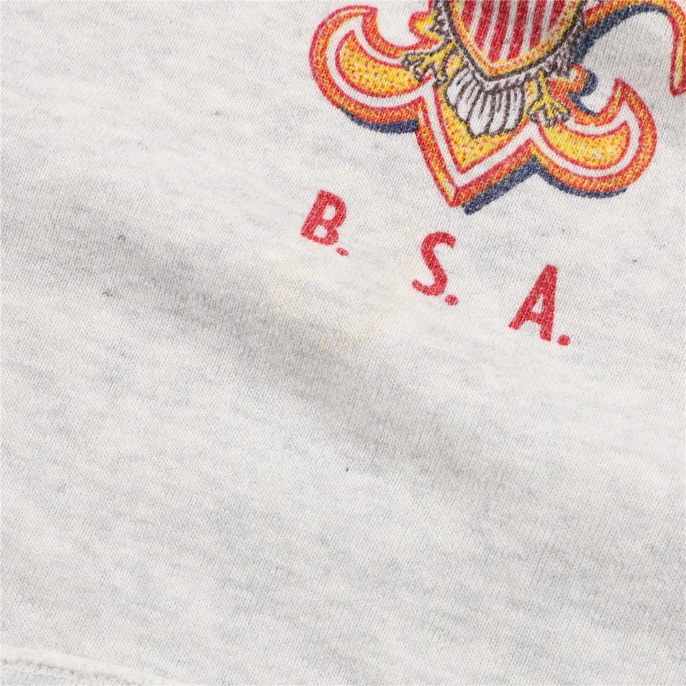 60s ヴィンテージ BSA Boy Scout of America スウェットパーカー ボーイスカウト プリント S程