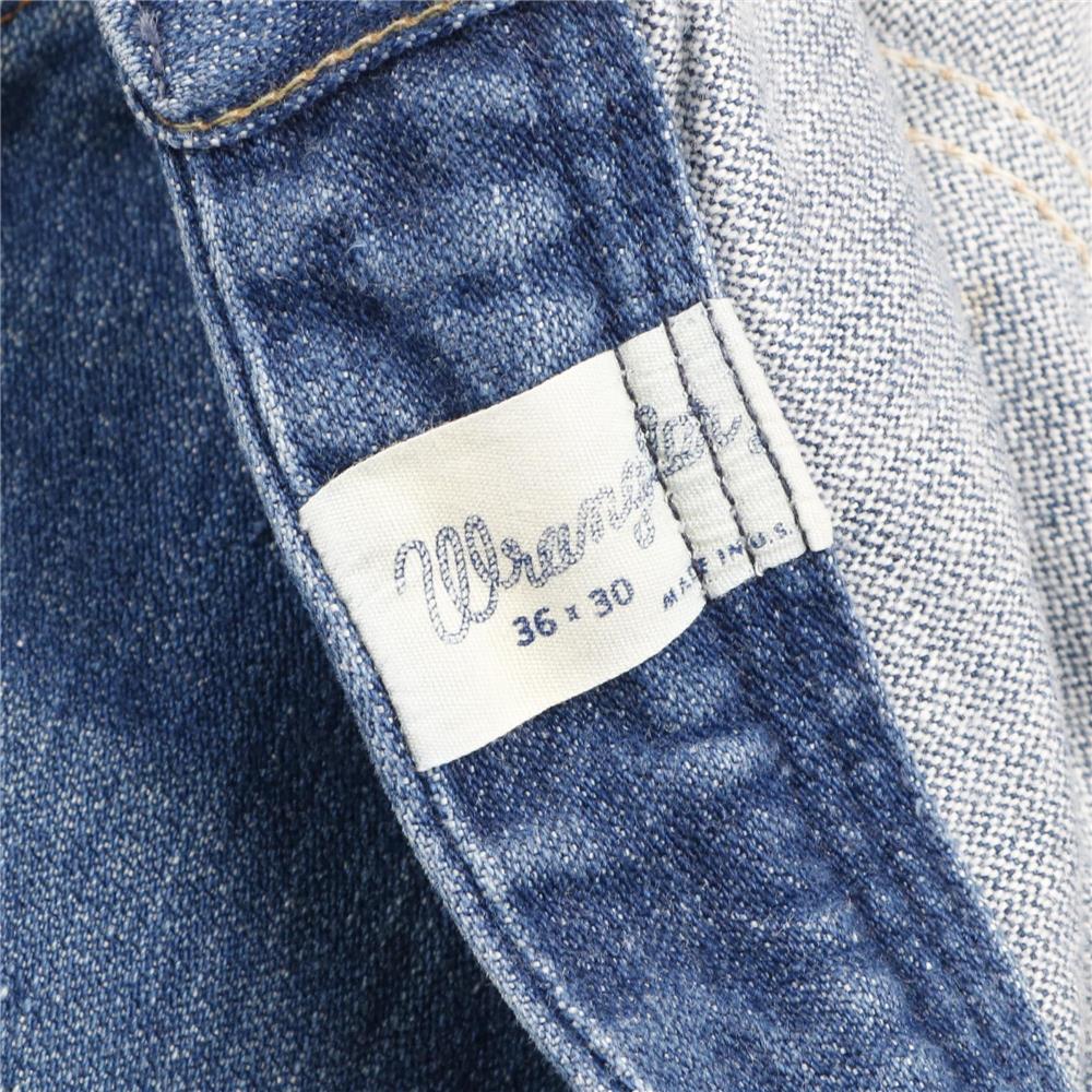 60s ヴィンテージ Wrangler ラングラー 11MWZ デニム ジーンズ ベル無し W34L28