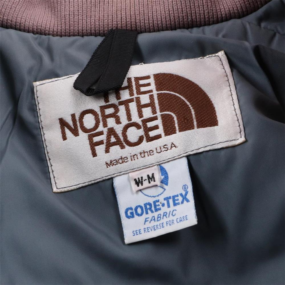80s ヴィンテージ The North Face ノースフェイス 茶タグ GORE-TEX ゴアテックス ナイロンジャケット 赤 レッド W-M