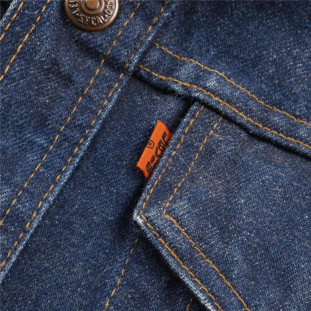 80s ヴィンテージ Levis リーバイス オレンジタブ デニムシャツジャケット ブッシュ M