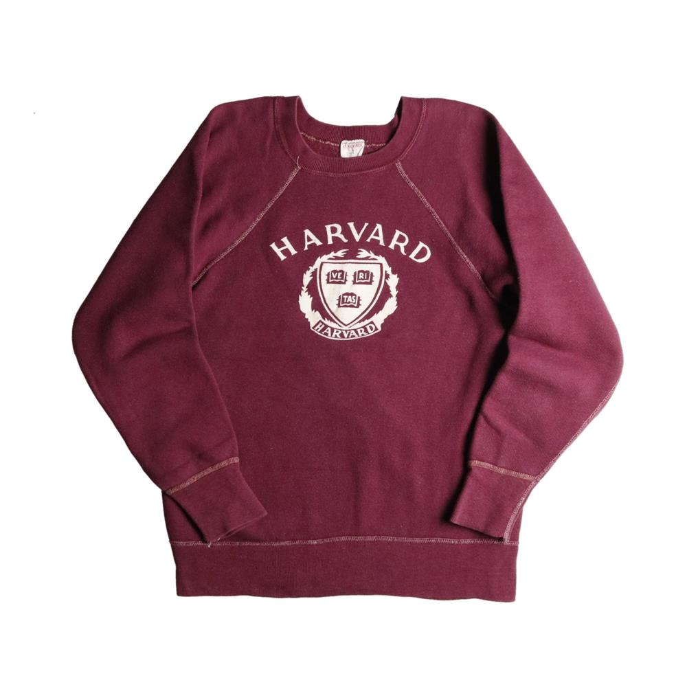 60s HARVARD ハーバード大学 カレッジスウェット ペンキプリント