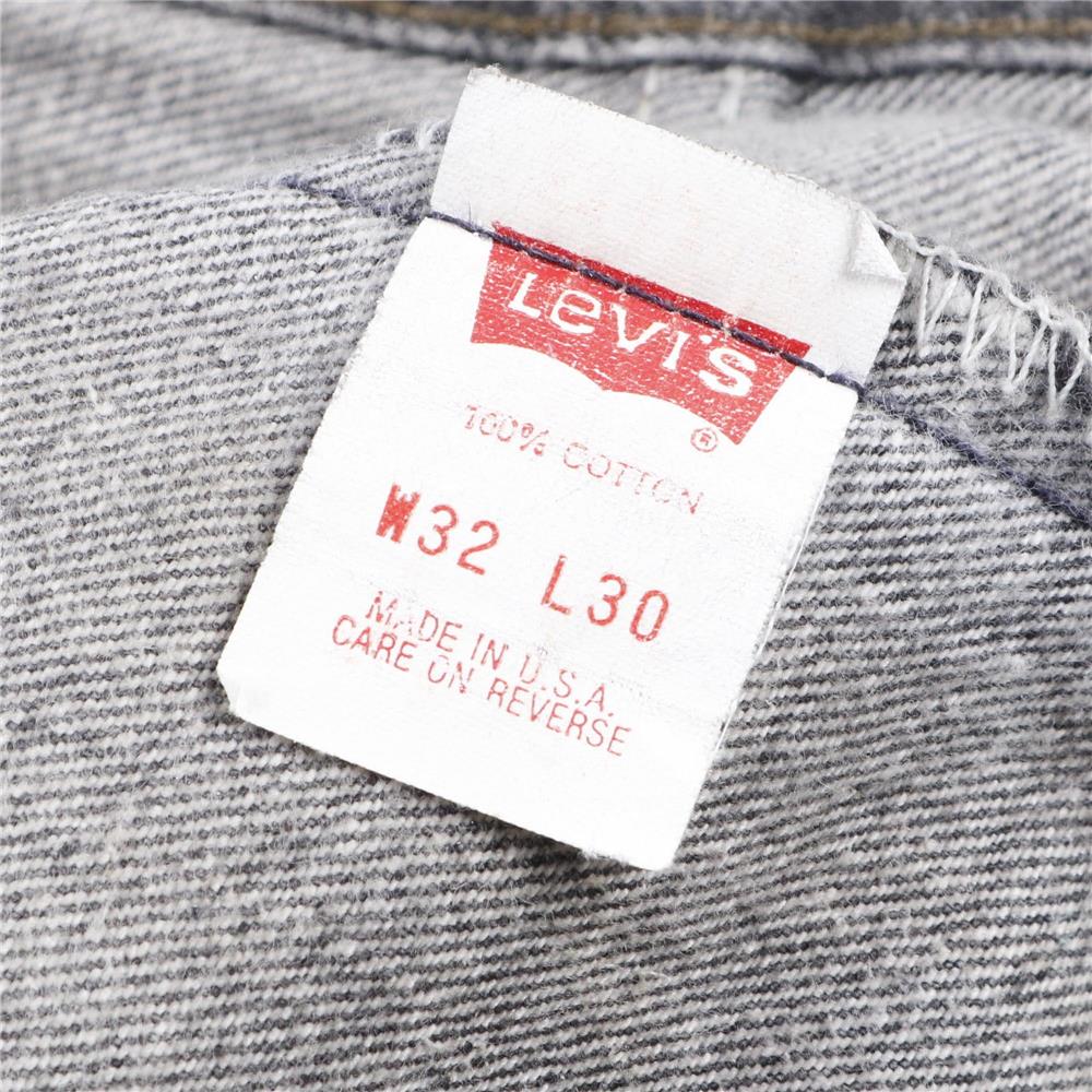 90s ヴィンテージ Levis リーバイス 501 ブラック デニム ジーンズ USA製 アメリカ製 先染め 黒 W32L29