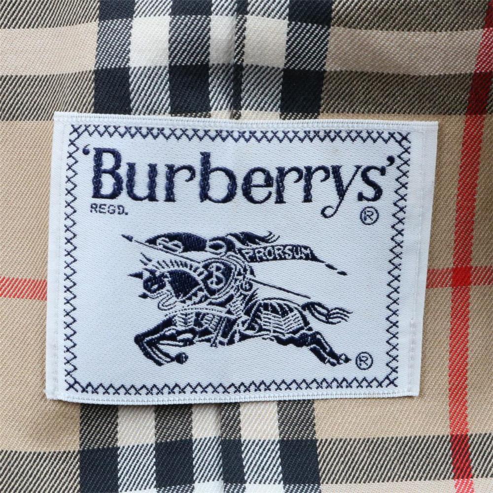 90´s Vintage 古着】Burberry 白タグ チェックガウン-