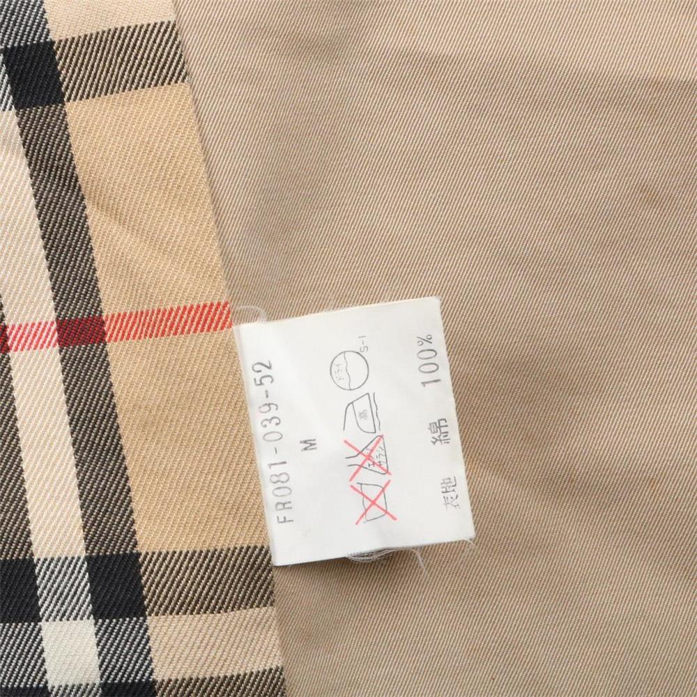 90´s Vintage 古着】Burberry 白タグ チェックガウン-