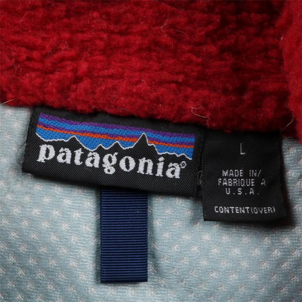 99年製 Patagonia レトロX フリースベスト 赤×紺 USA製 L / ACORN