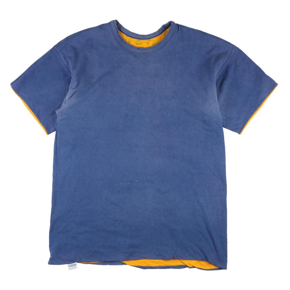 ヴィンテージ古着の通販 | ACORN BuySell Vintage 古着屋 / 70s ヴィンテージ Champion チャンピオン Tシャツ  リバT 3連 紺 黄 バータグ XL