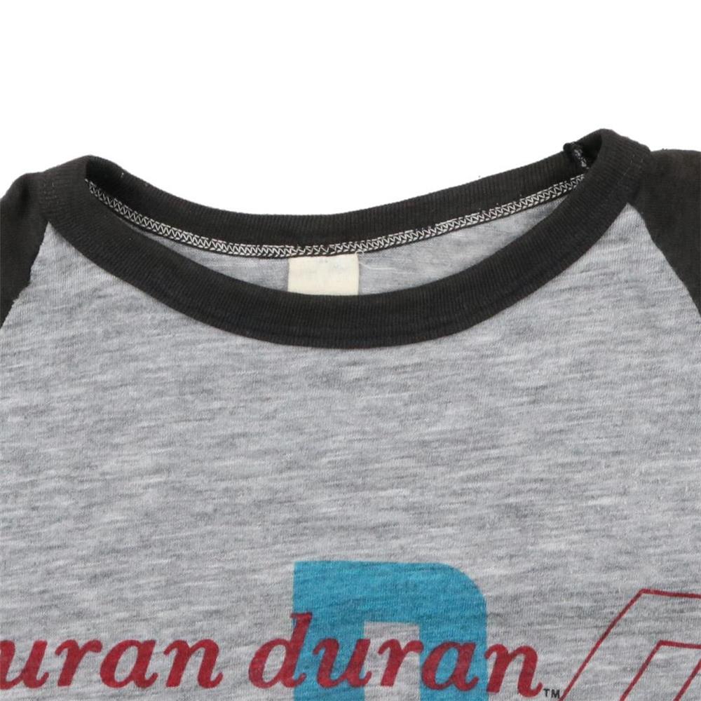 80s ヴィンテージ Duran Duran デュラン・デュラン バンドTシャツ ラグラン 七分 M程