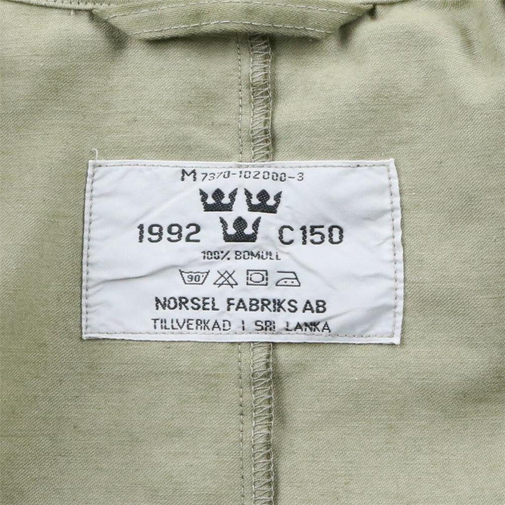 ヴィンテージ古着の通販 | ACORN BuySell Vintage 古着屋 / 90s スウェーデン軍 後染め コックシャツ グリーン C150