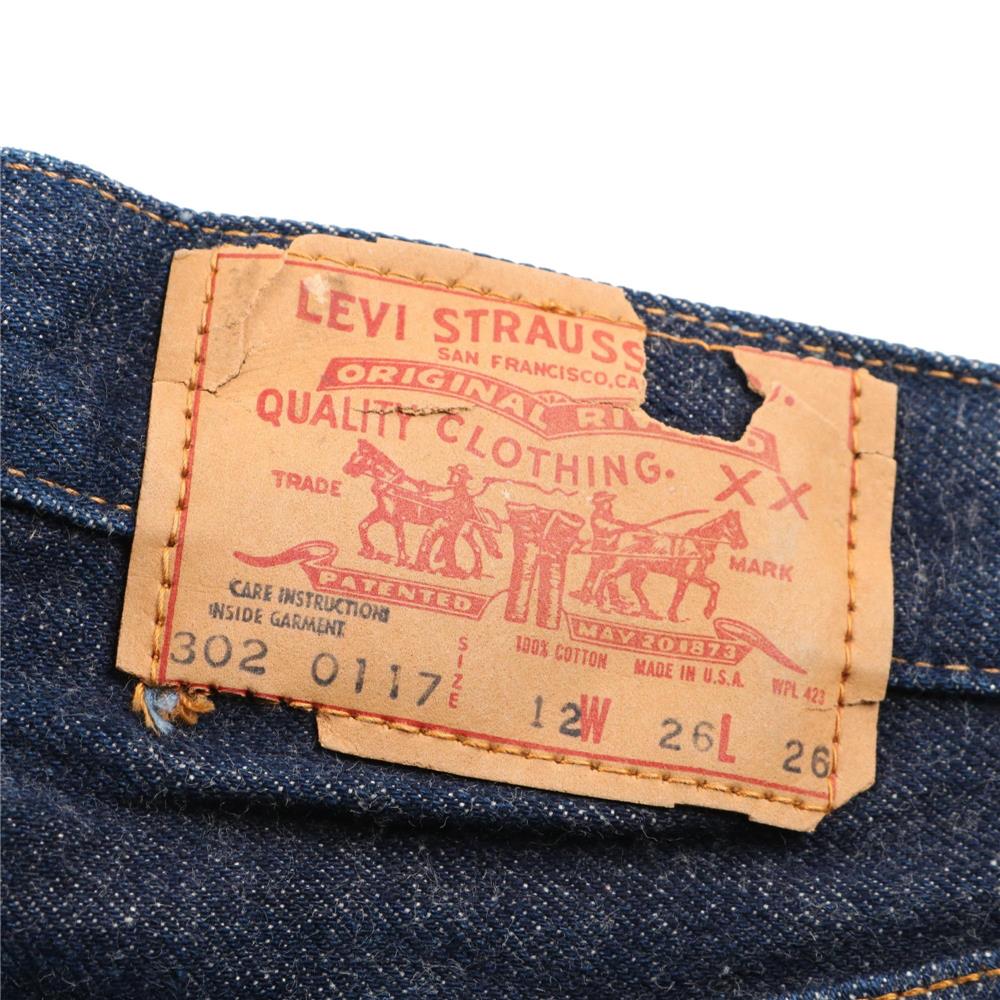 80s Levis 302−0117 BABY VINTAGE USA製