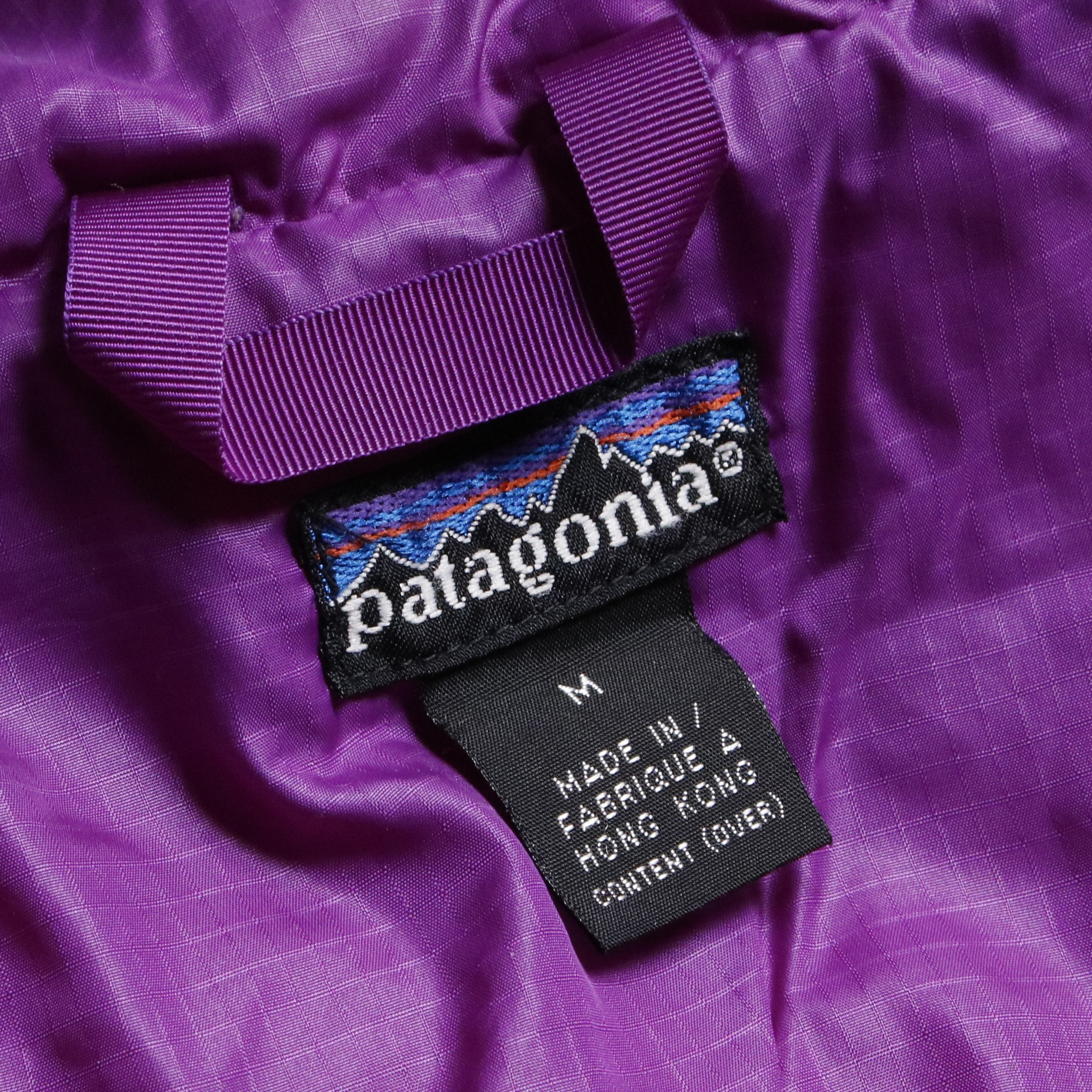 90s Patagonia パタゴニア ダスパーカー コバルト × ブライトパープル M