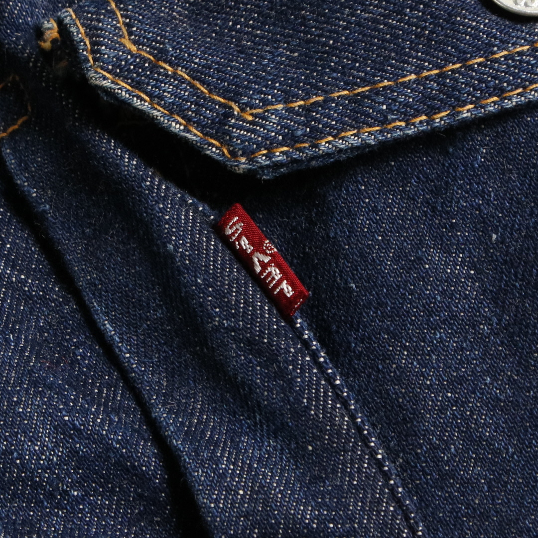 50s Levis リーバイス 517XX セカンド デニムジャケット Gジャン 濃紺 ブランケット 42程