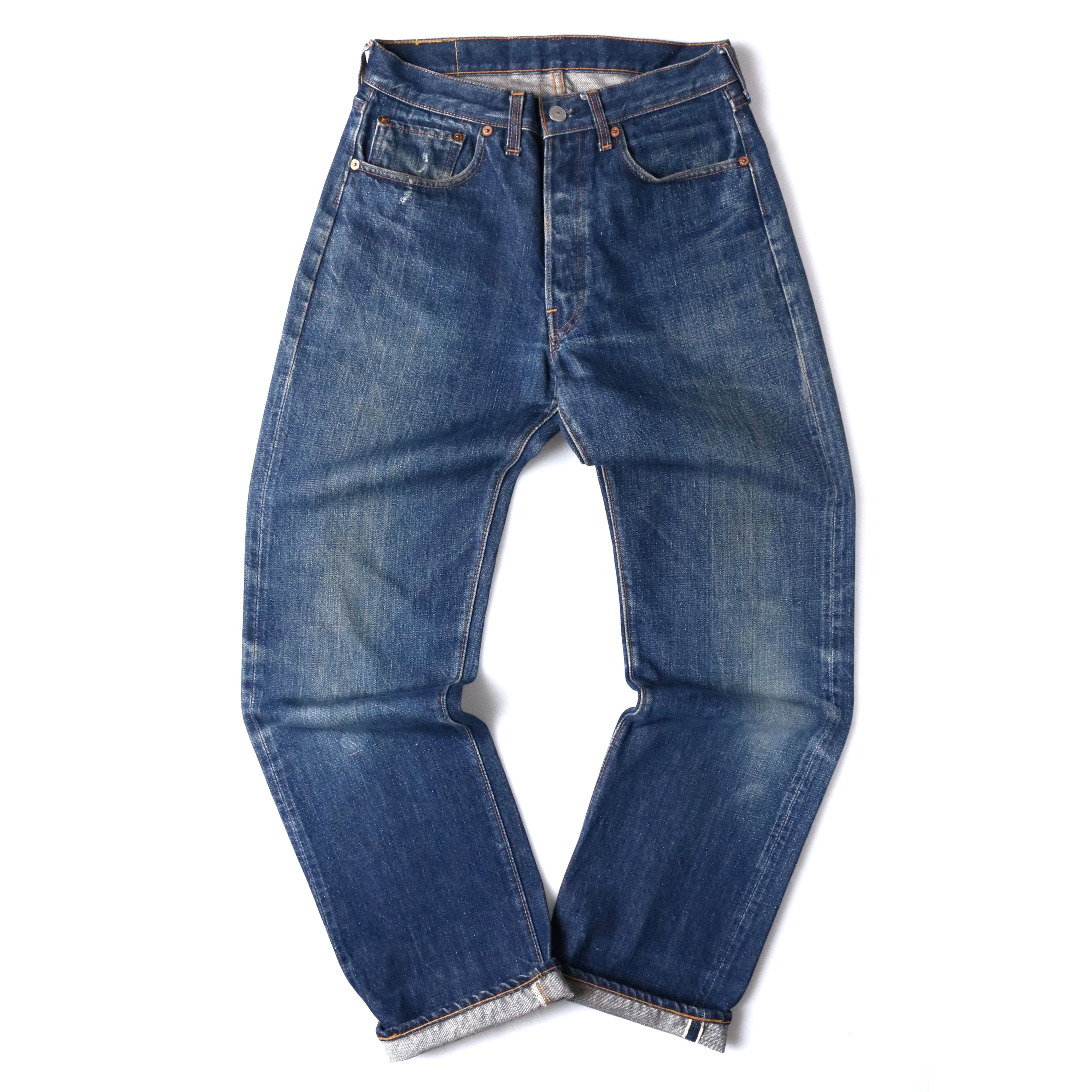 60s70s Levis リーバイス 501E デニム ジーンズ ボタン裏刻印2 ビッグE 足長R インディゴ W29L31