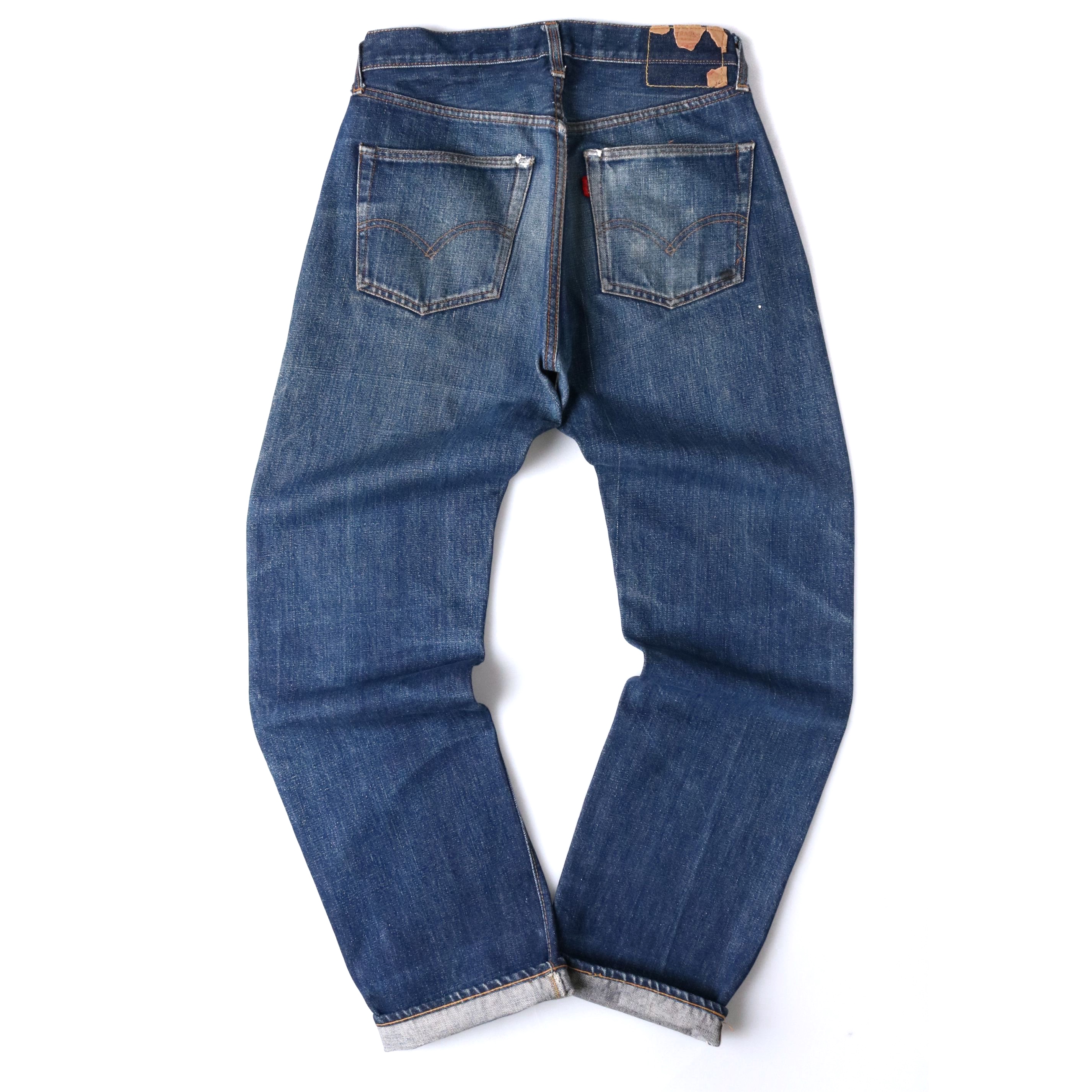 60s70s Levis リーバイス 501E デニム ジーンズ ボタン裏刻印2 ビッグE 足長R インディゴ W29L31