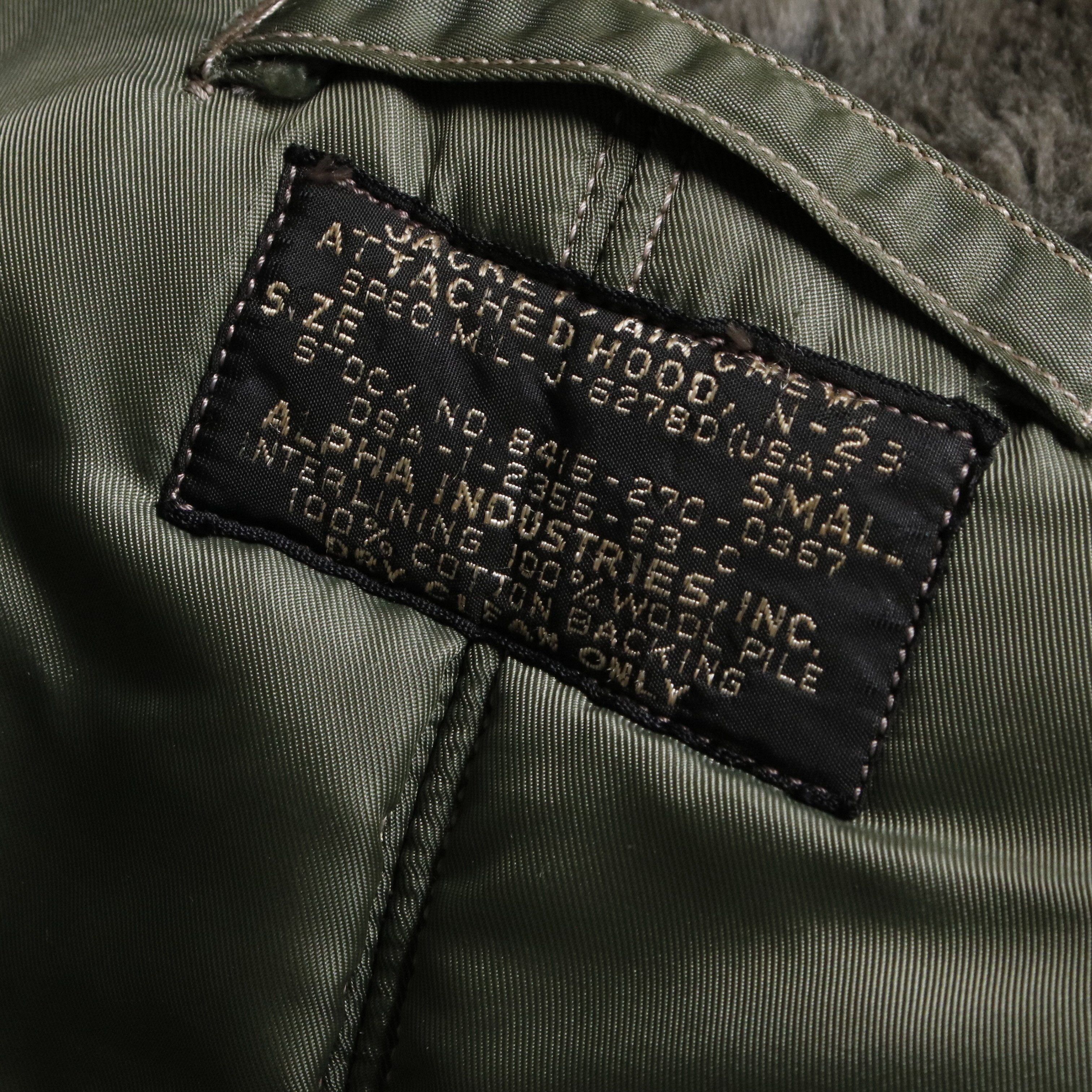 60s USAF US AIR FORCE N-2B フライトジャケット ALPHA INDUSTRIES INC