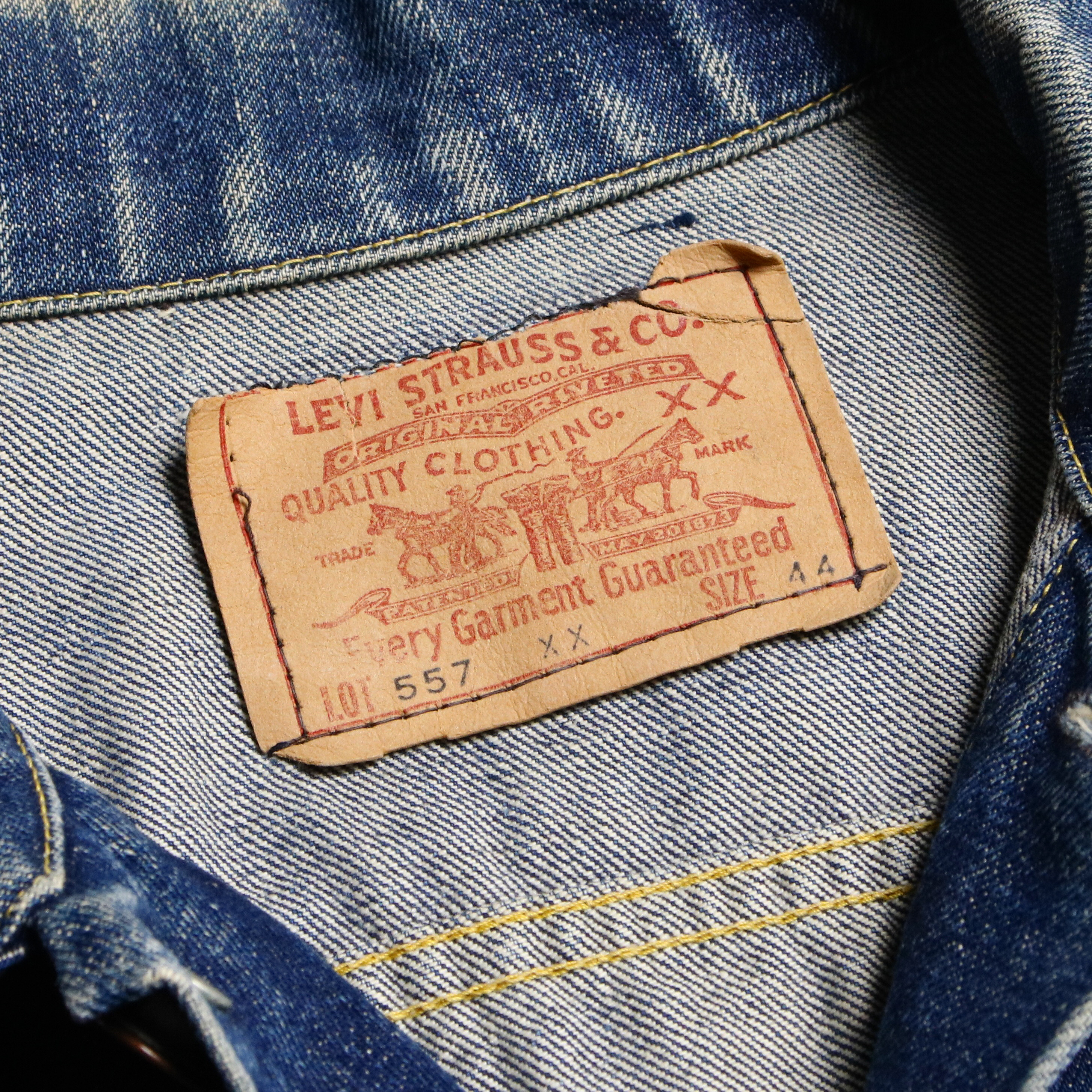 60s Levis リーバイス 557XX ギャラ有り デニムジャケット 42