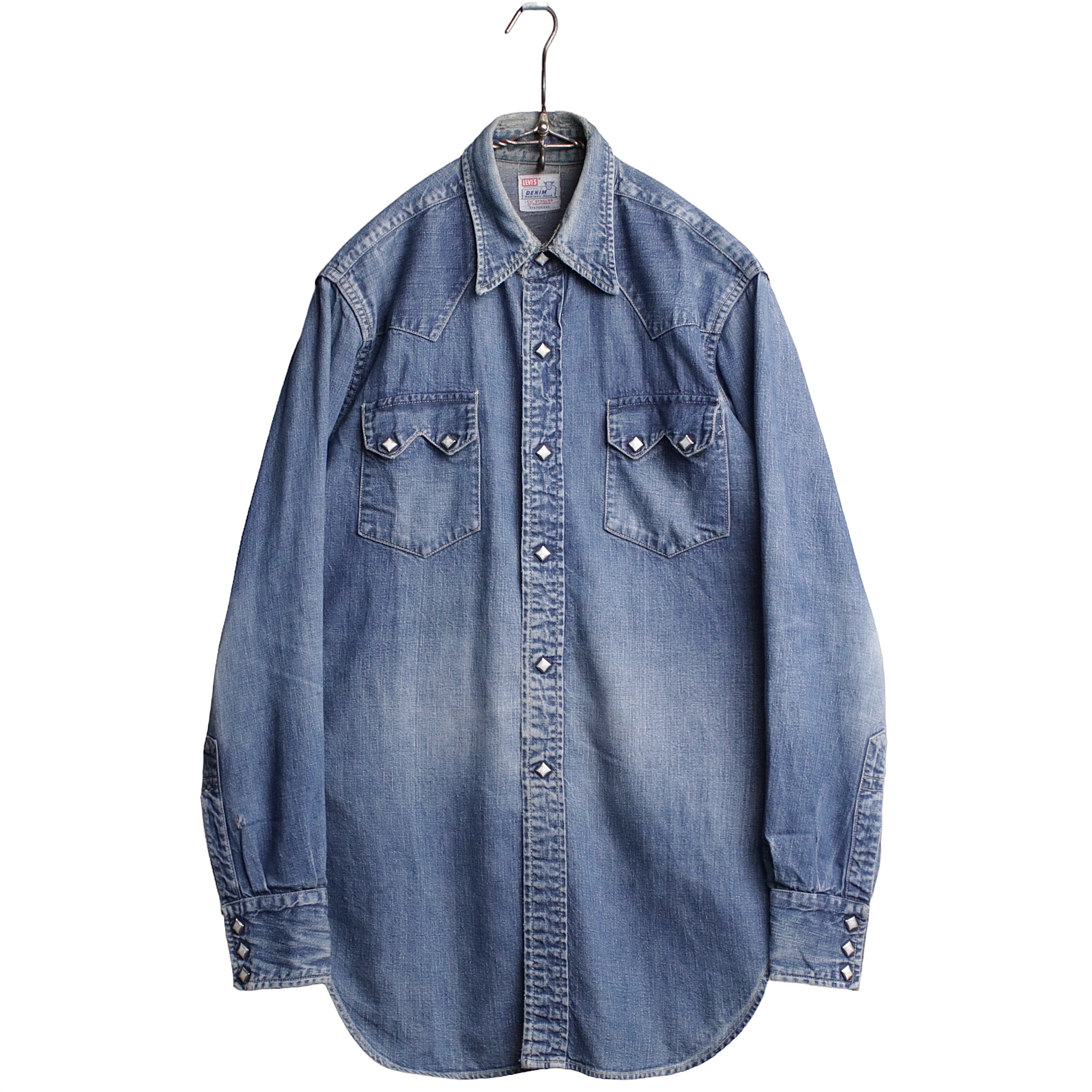 Levi's　リーバイス　ショートホーン　レーヨンシャツ　ウエスタン　50s