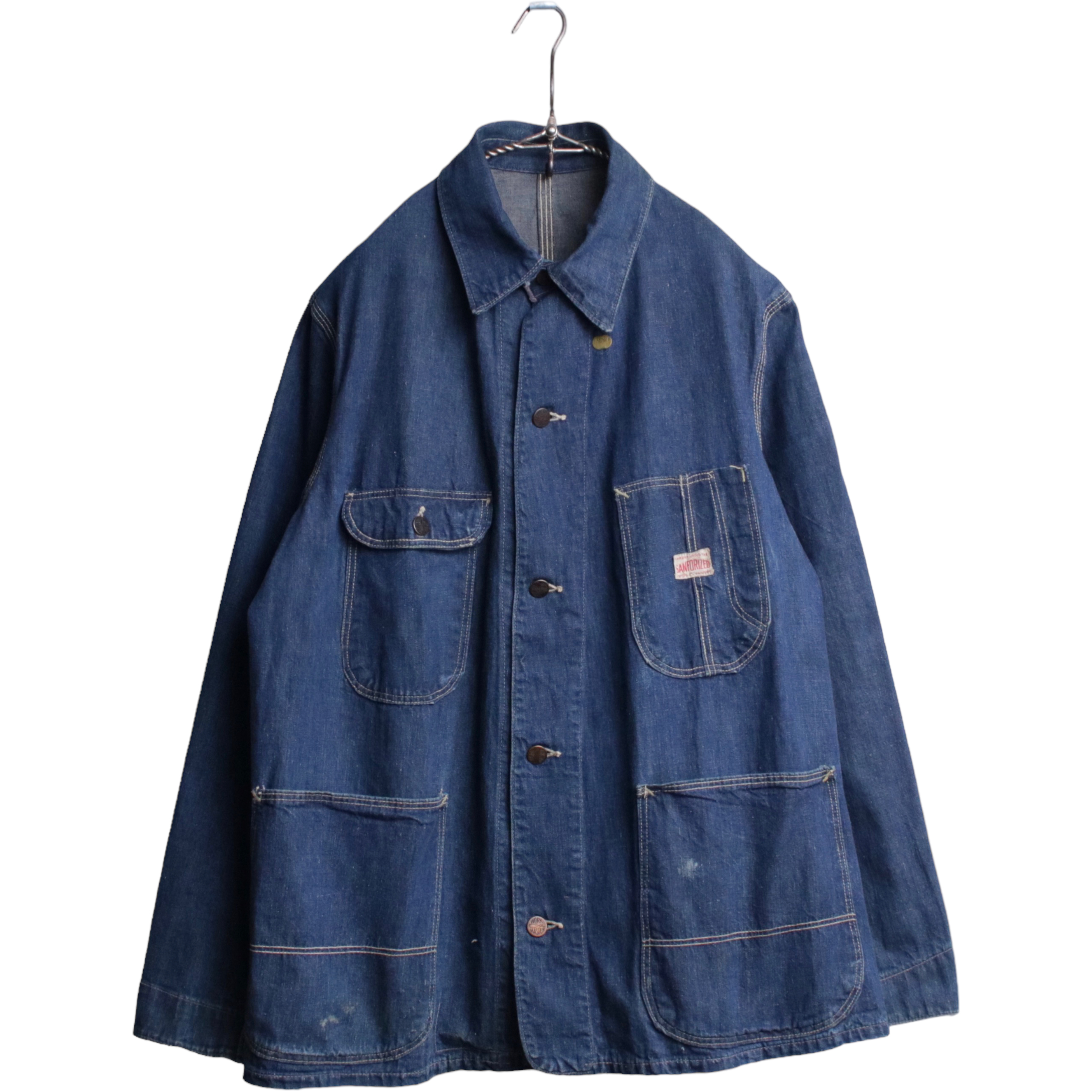 ヴィンテージ 40's WORKMASTER DENIM COVERALL www.obgynegy.com