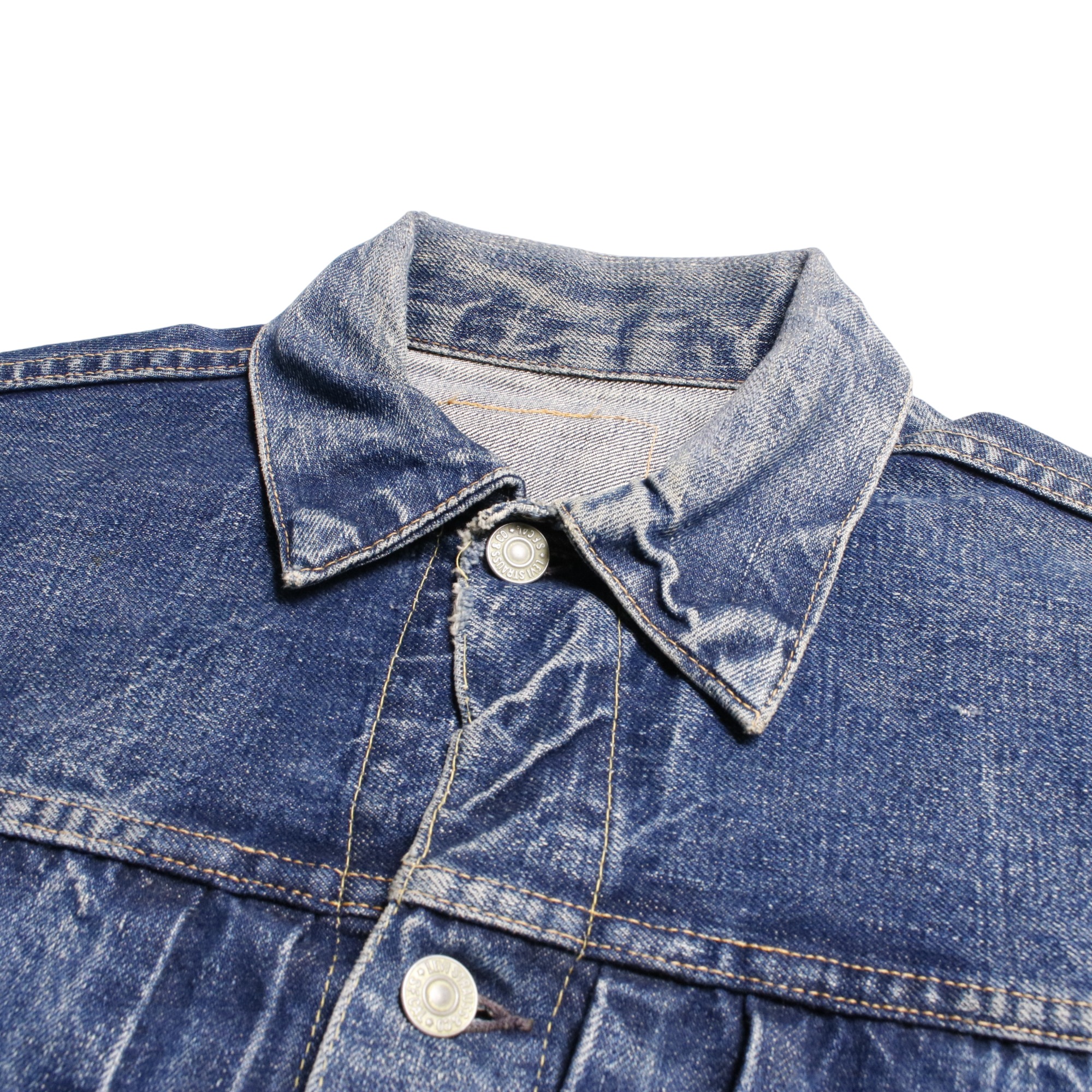 50s Levis リーバイス 507XX セカンド デニムジャケット 剥ぎ付き 42程