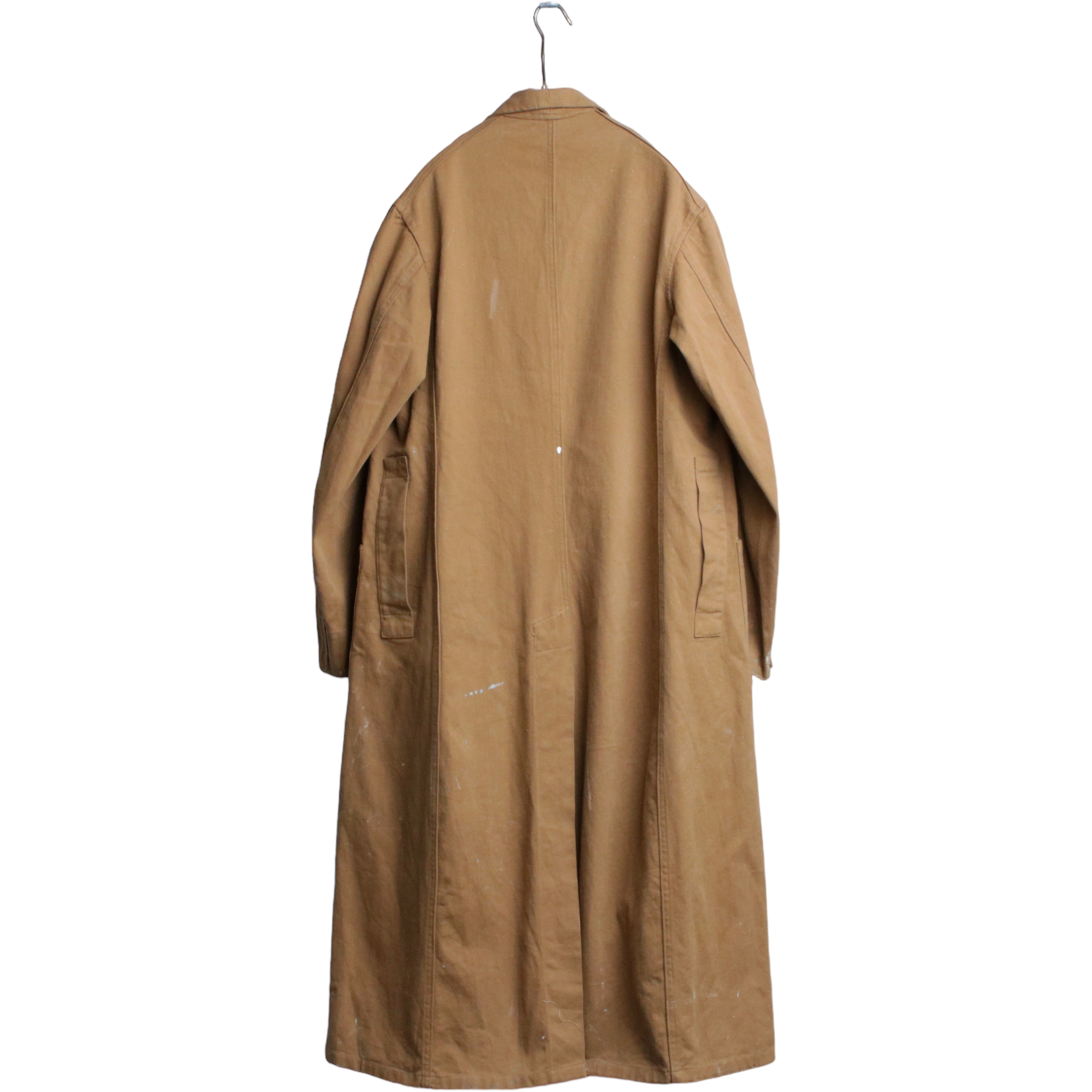 イギリス　ビンテージ50s work coat ワークコート　ペンキ