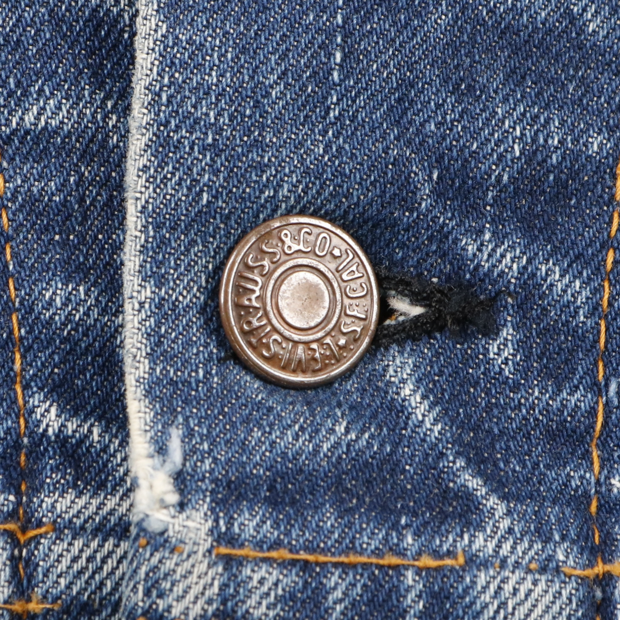 70s ヴィンテージ Levis リーバイス 70505 ビッグE デニムジャケット Gジャン 4th インディゴ 40