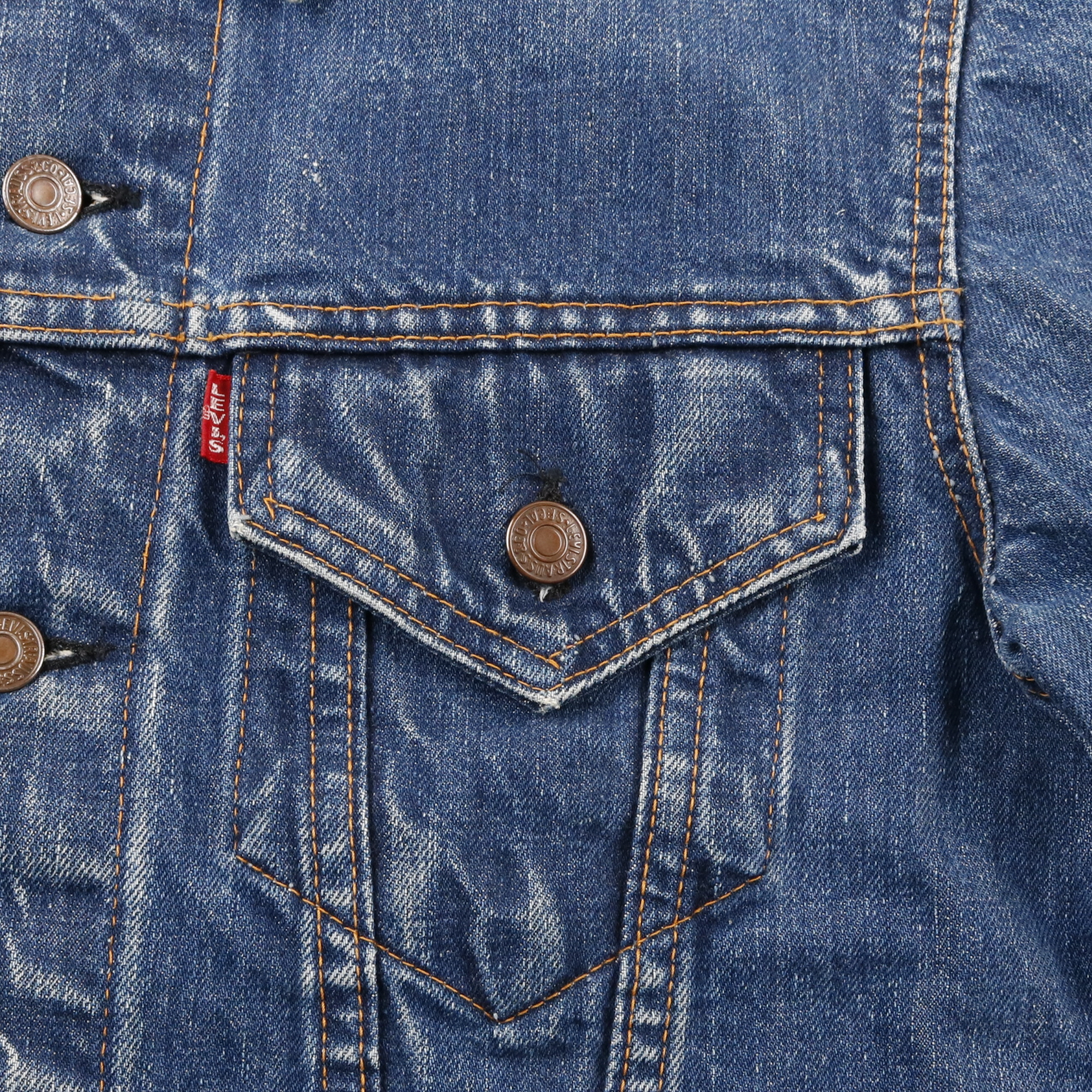 70s ヴィンテージ Levis リーバイス 70505 ビッグE デニムジャケット Gジャン 4th インディゴ 40