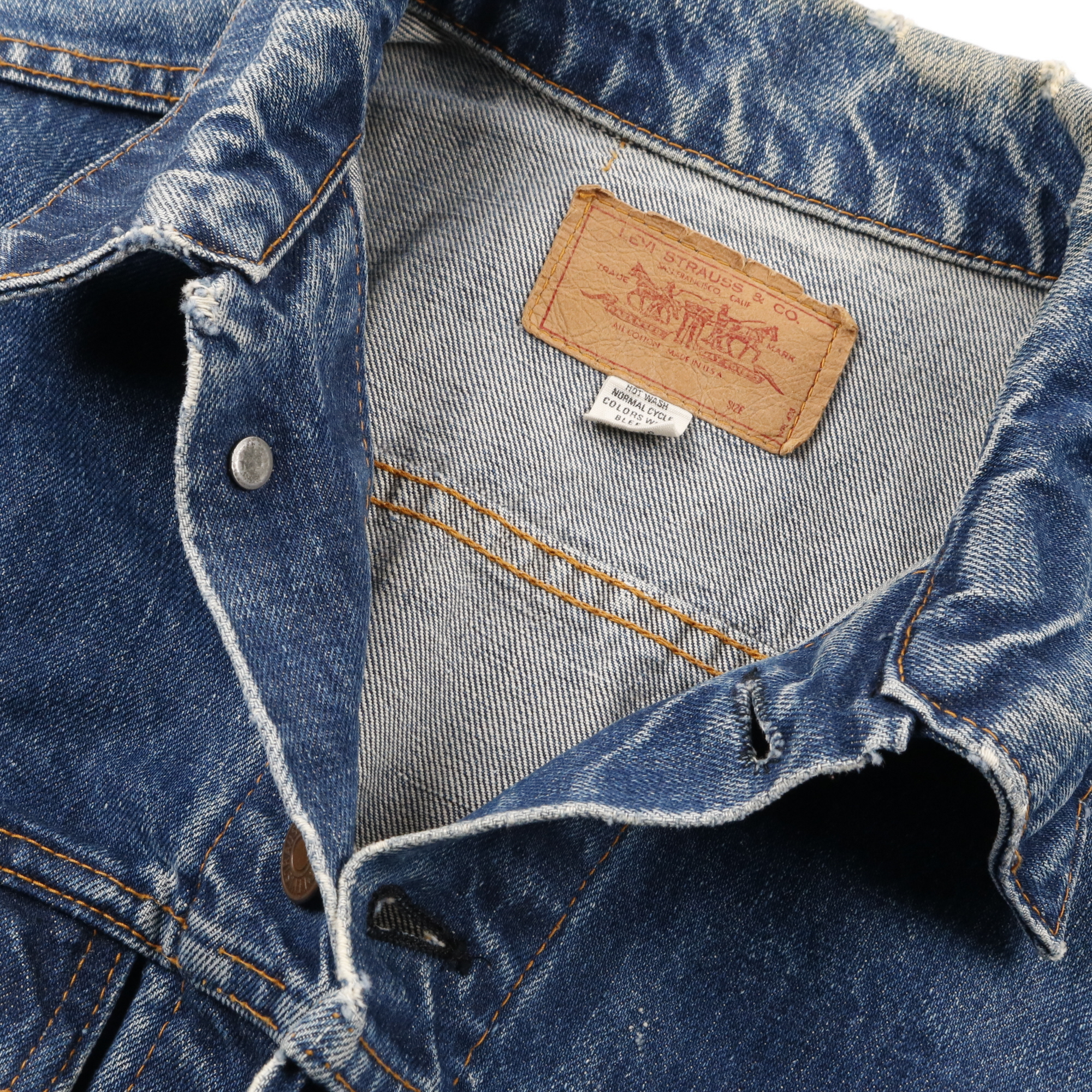 Levi's リーバイス 70505 ビックE 4thヴィンテージ Gジャン刻印524フラップ裏