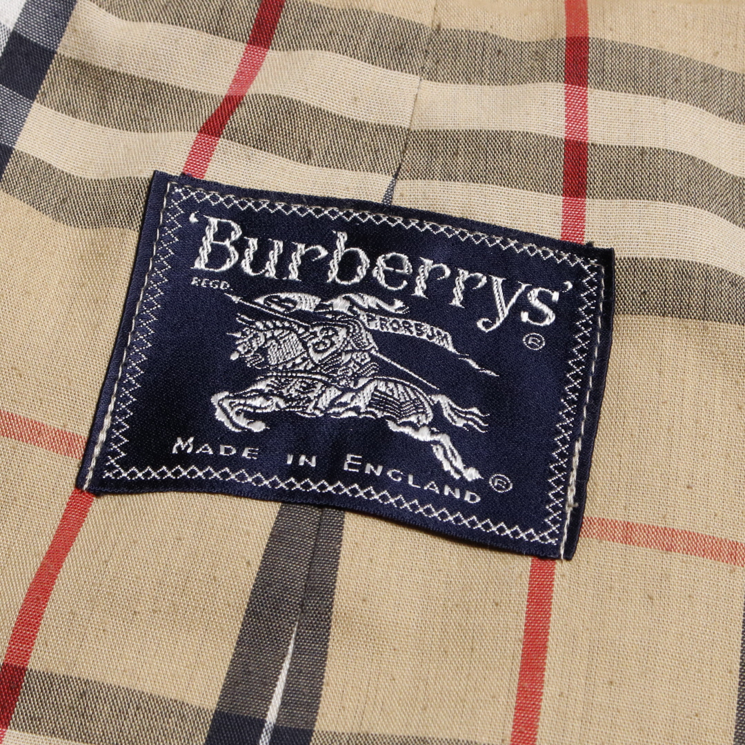 Burberryバーバリートレンチコート90s英国製ビンテージノバチェックXL-