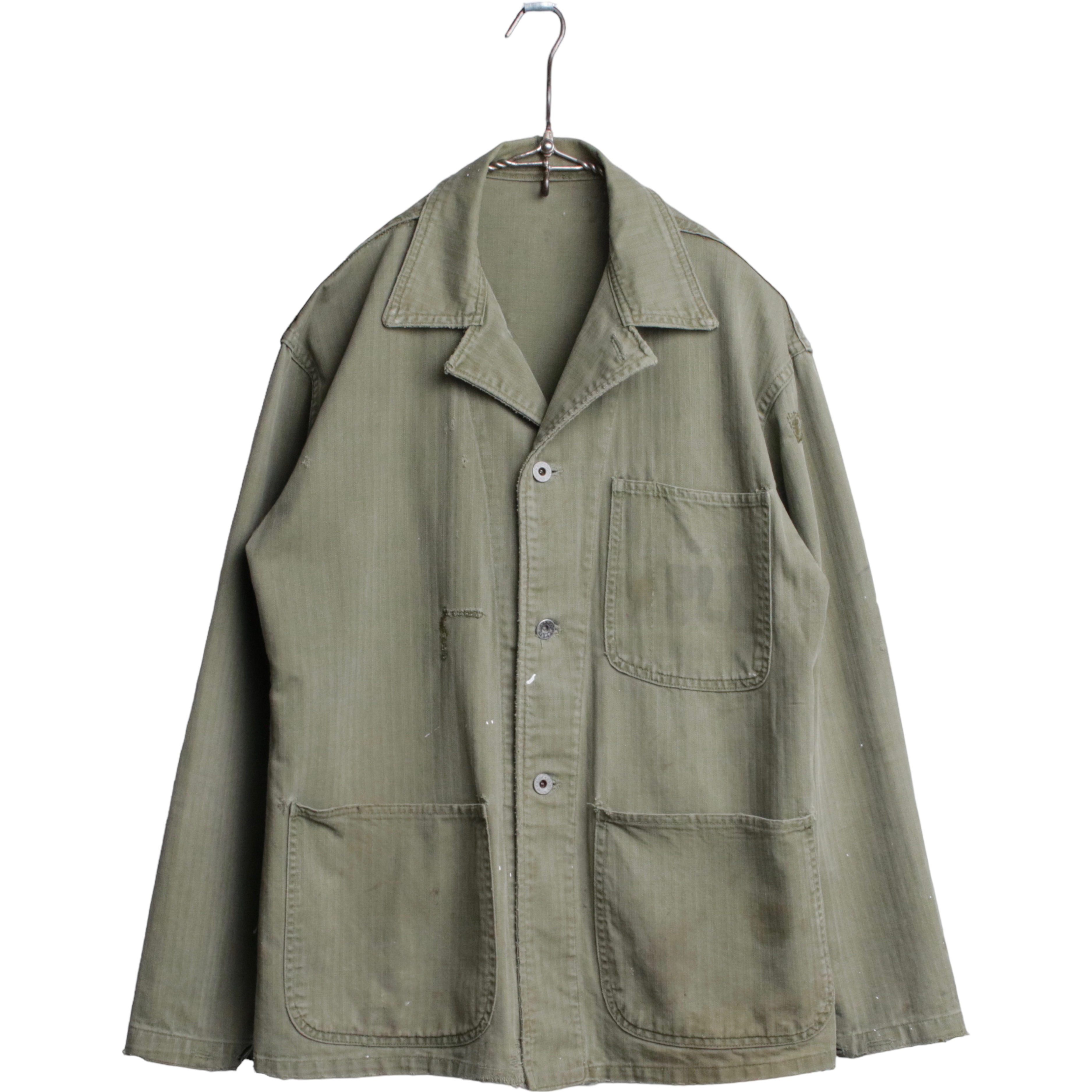 【Sale】40s U.S.NAVY N-3 HBT Jacket 米軍WWⅡ