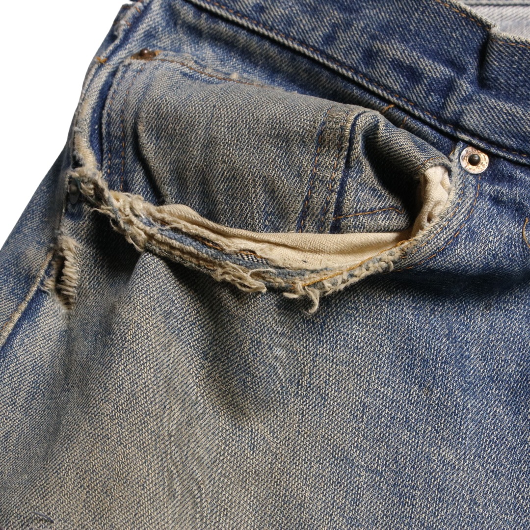 70s Levis リーバイス 501 66前期 スモールe ボタン裏刻印6 W38L32