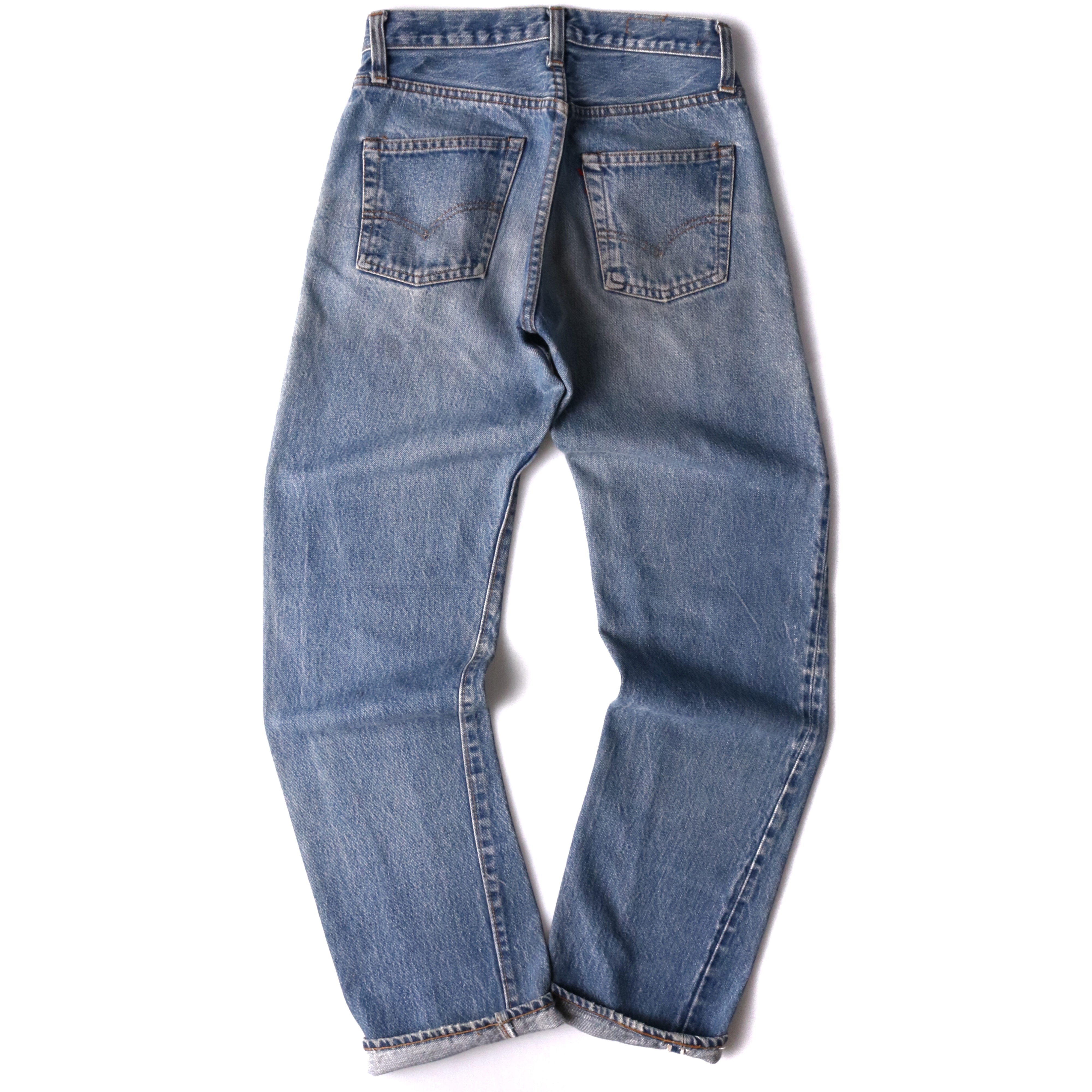 80s Levis リーバイス 501e スモールe 66後期 66チェーン デニムパンツ W26.5L31