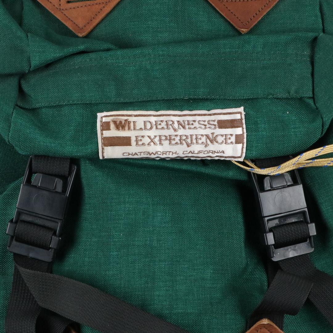 70s ヴィンテージ Wilderness Experience ウィルダネスエクスペリエンス バックパック リュック カバン 緑 グリーン