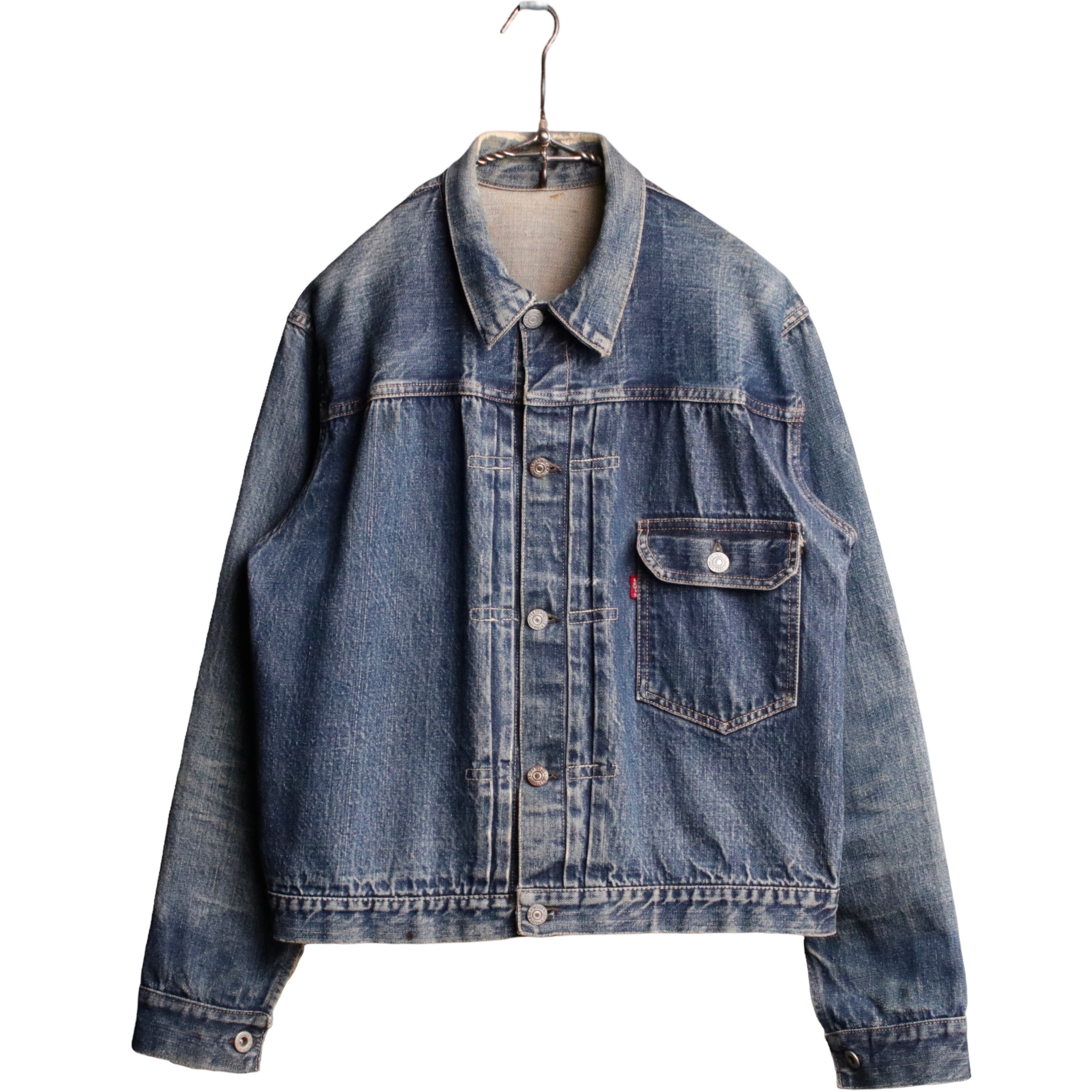 40s Levis リーバイス 506XX デニムジャケット 1st ファースト スライドバックル 42程