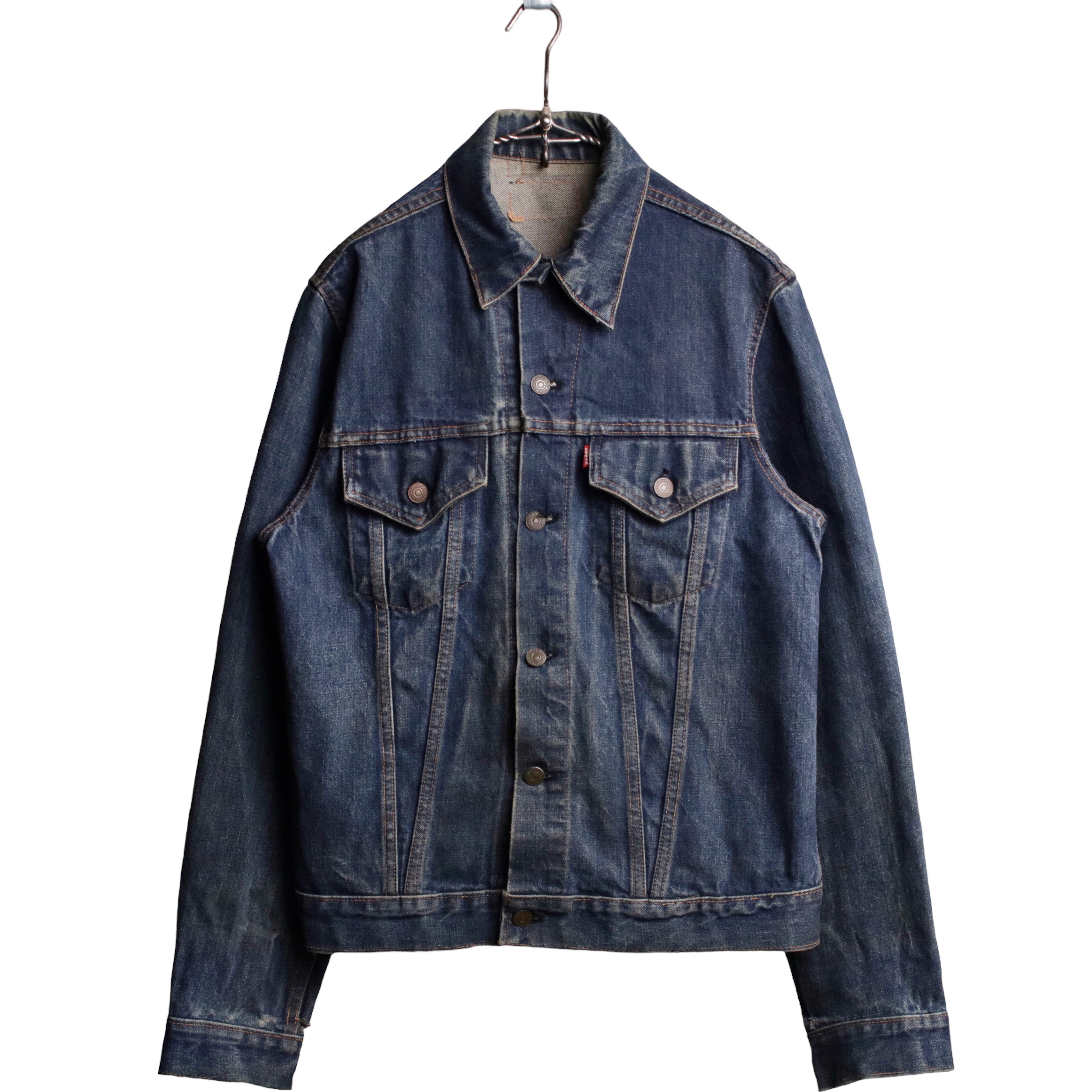 60s Levis 70505 BIG E デニムジャケット 濃紺 ハチノス-